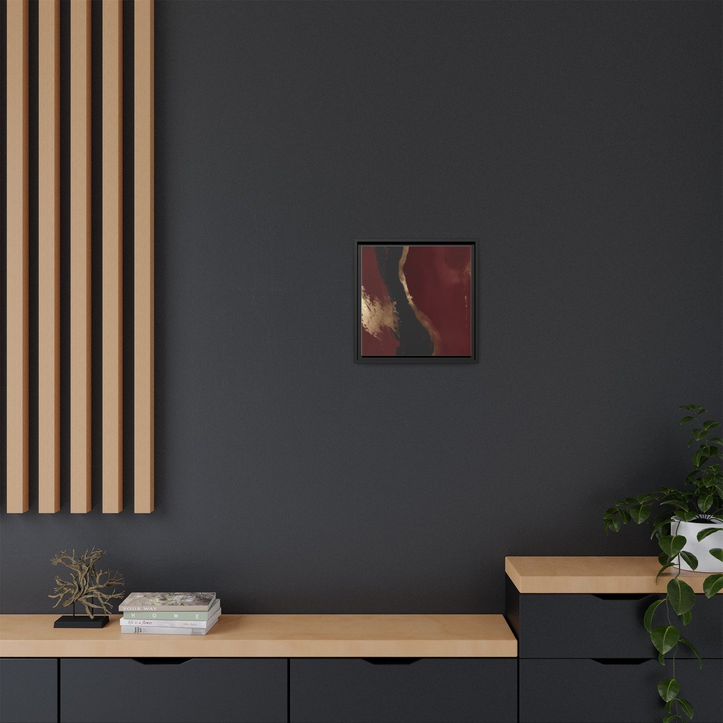 Matte Canvas, Framed (Multi-color)