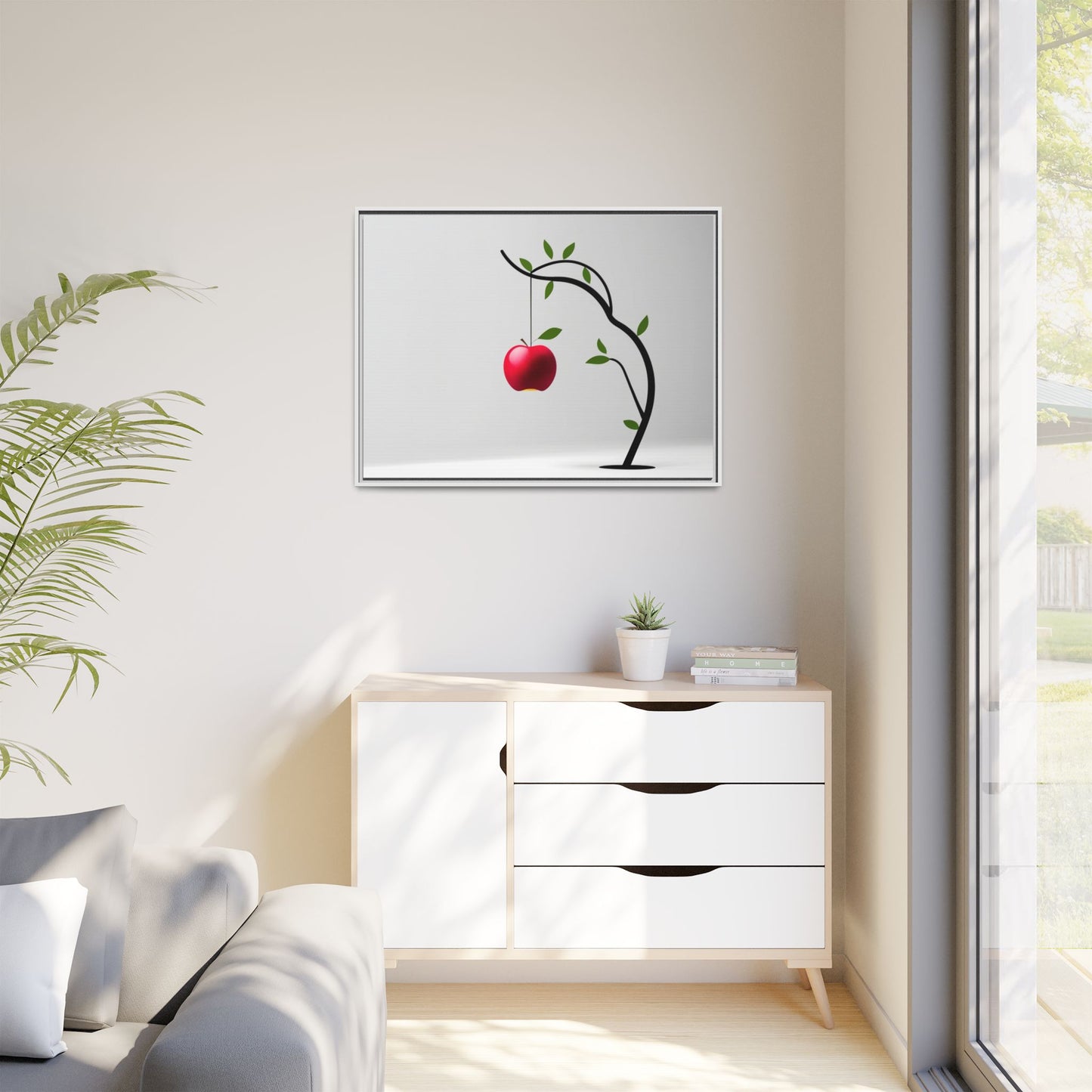 Matte Canvas, Framed (Multi-color)