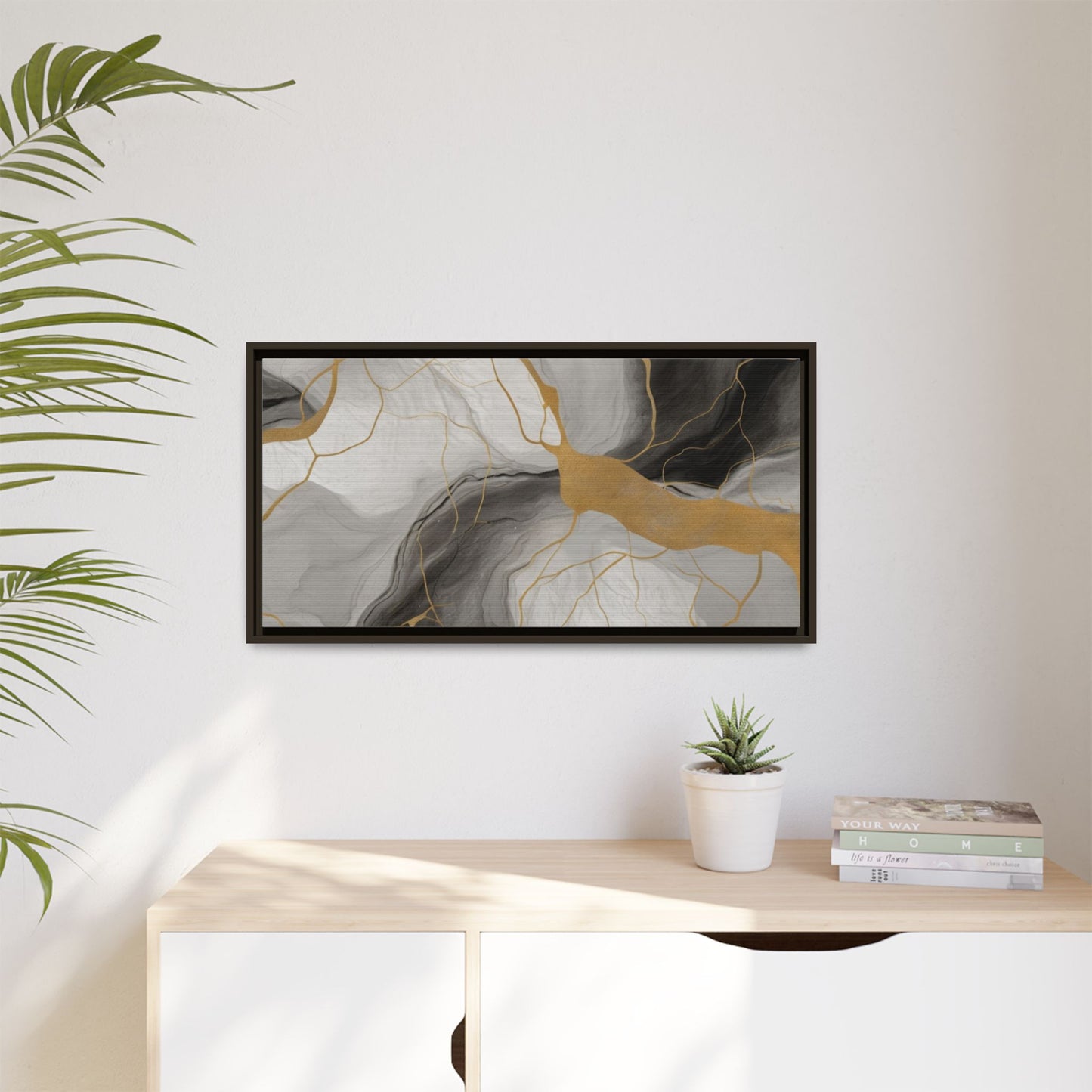 Matte Canvas, Framed (Multi-color)