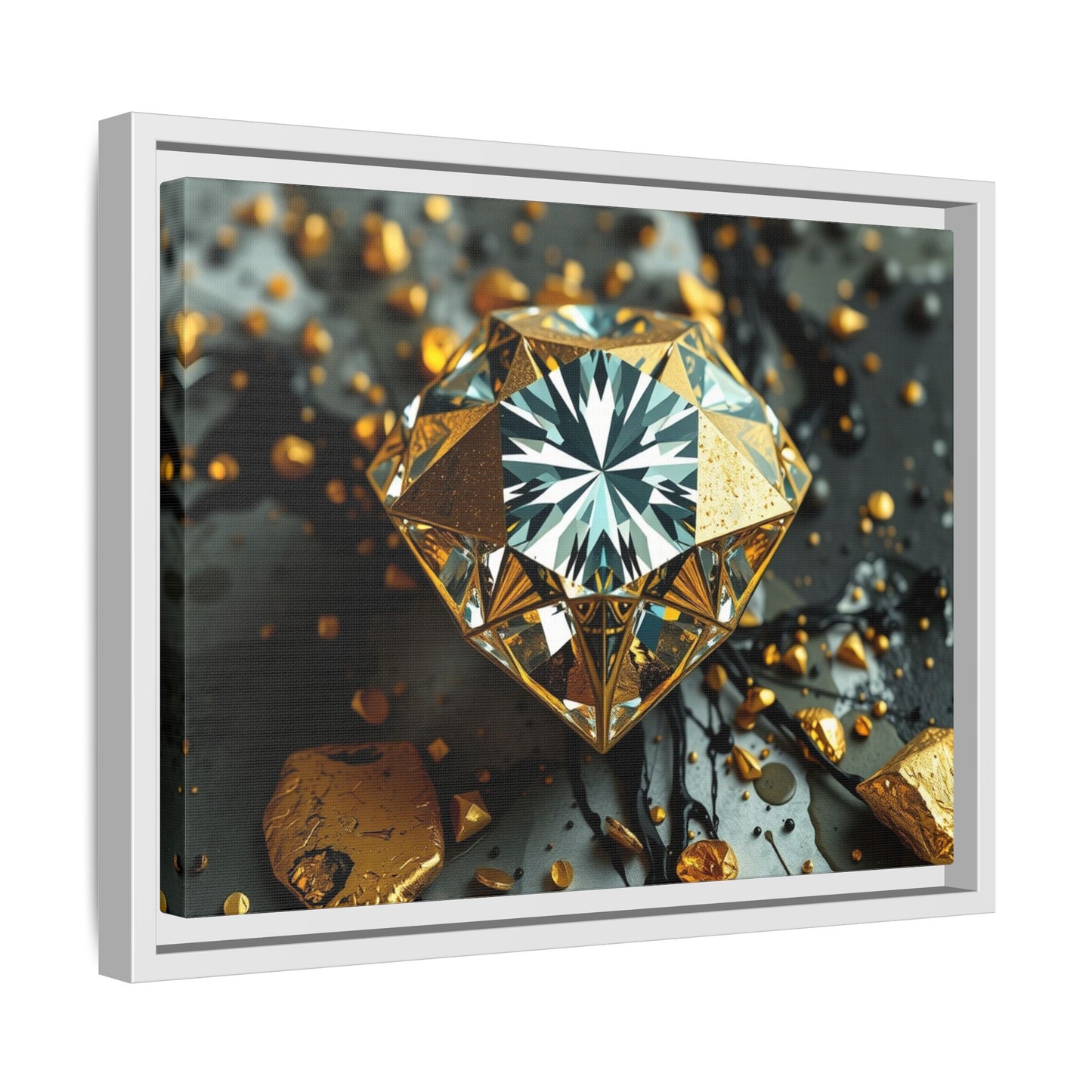 Matte Canvas, Framed (Multi-color)