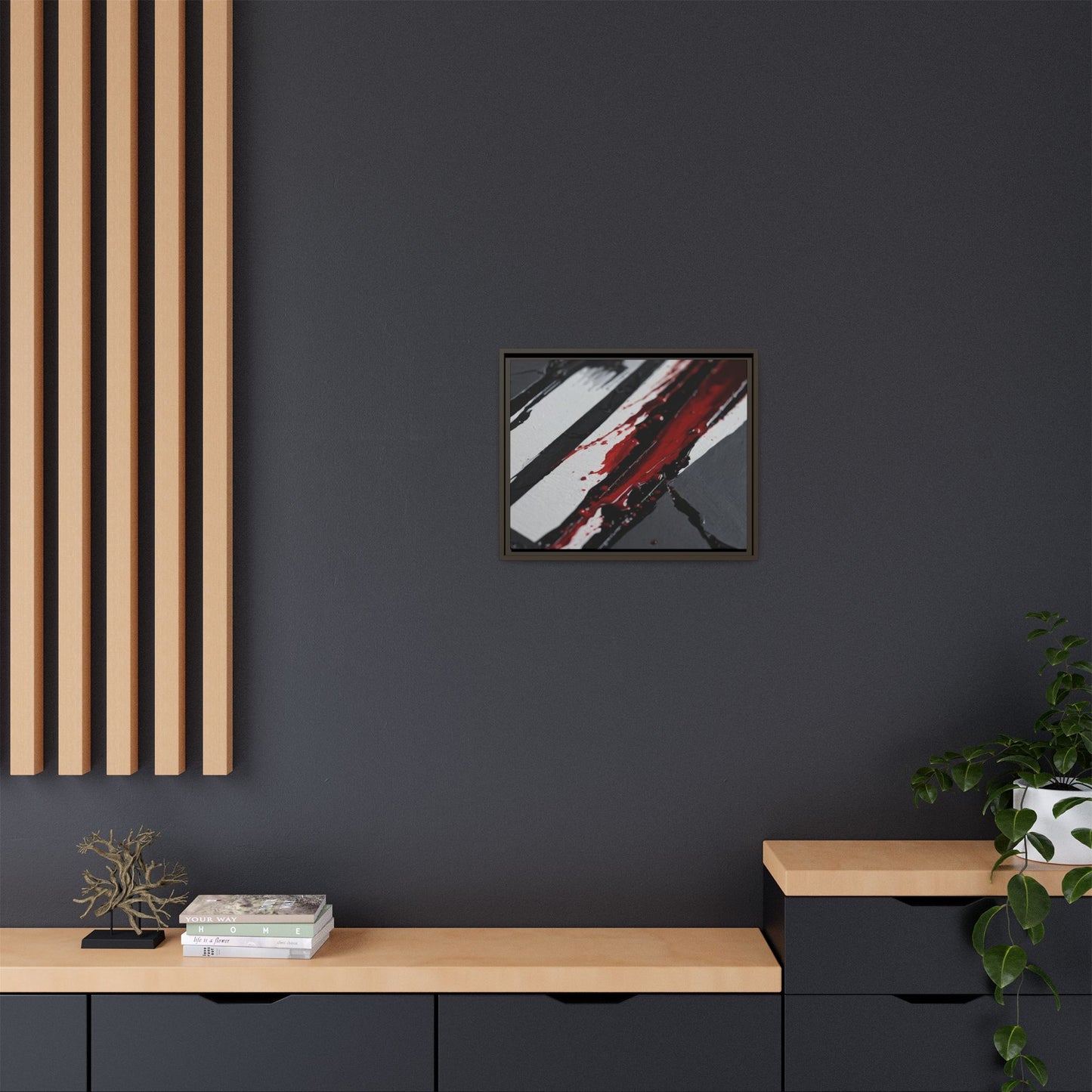 Matte Canvas, Framed (Multi-color)