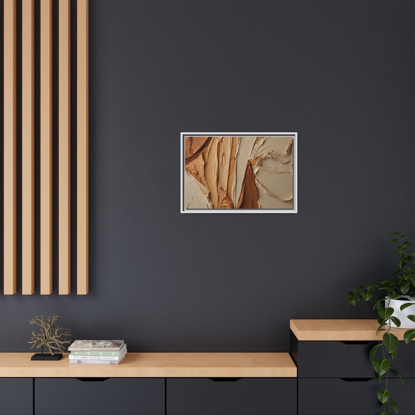 Matte Canvas, Framed (Multi-color)