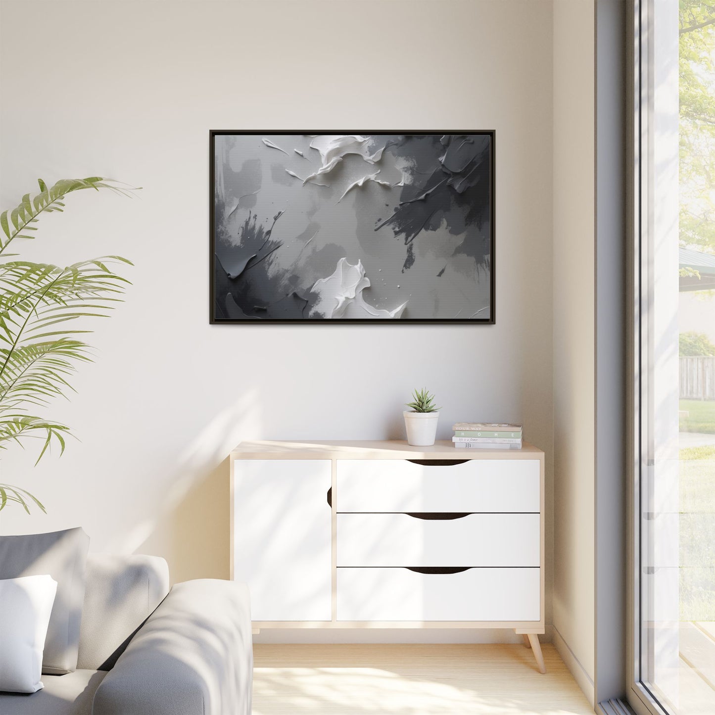Matte Canvas, Framed (Multi-color)
