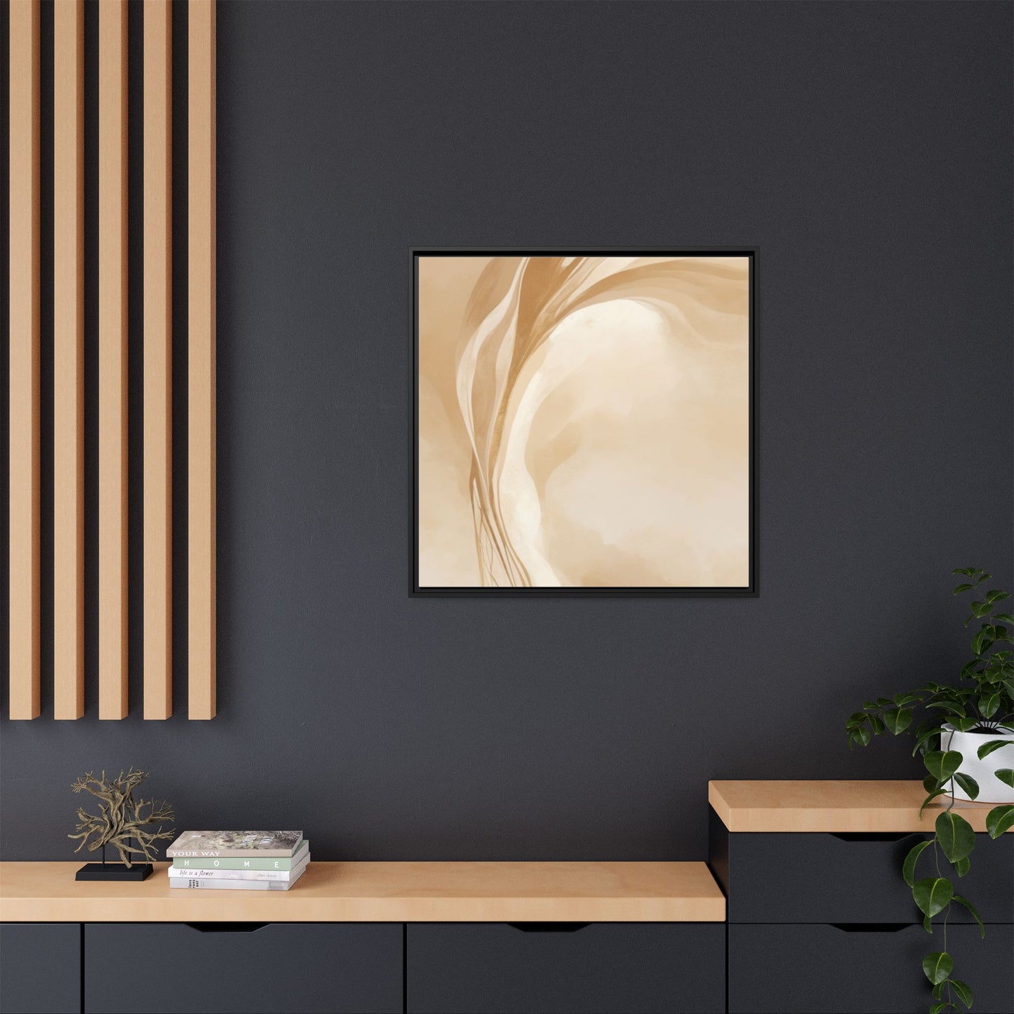 Matte Canvas, Framed (Multi-color)