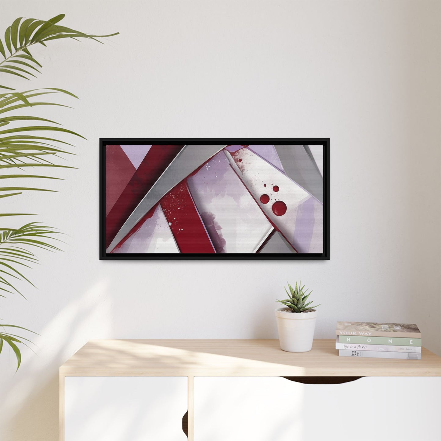 Matte Canvas, Framed (Multi-color)
