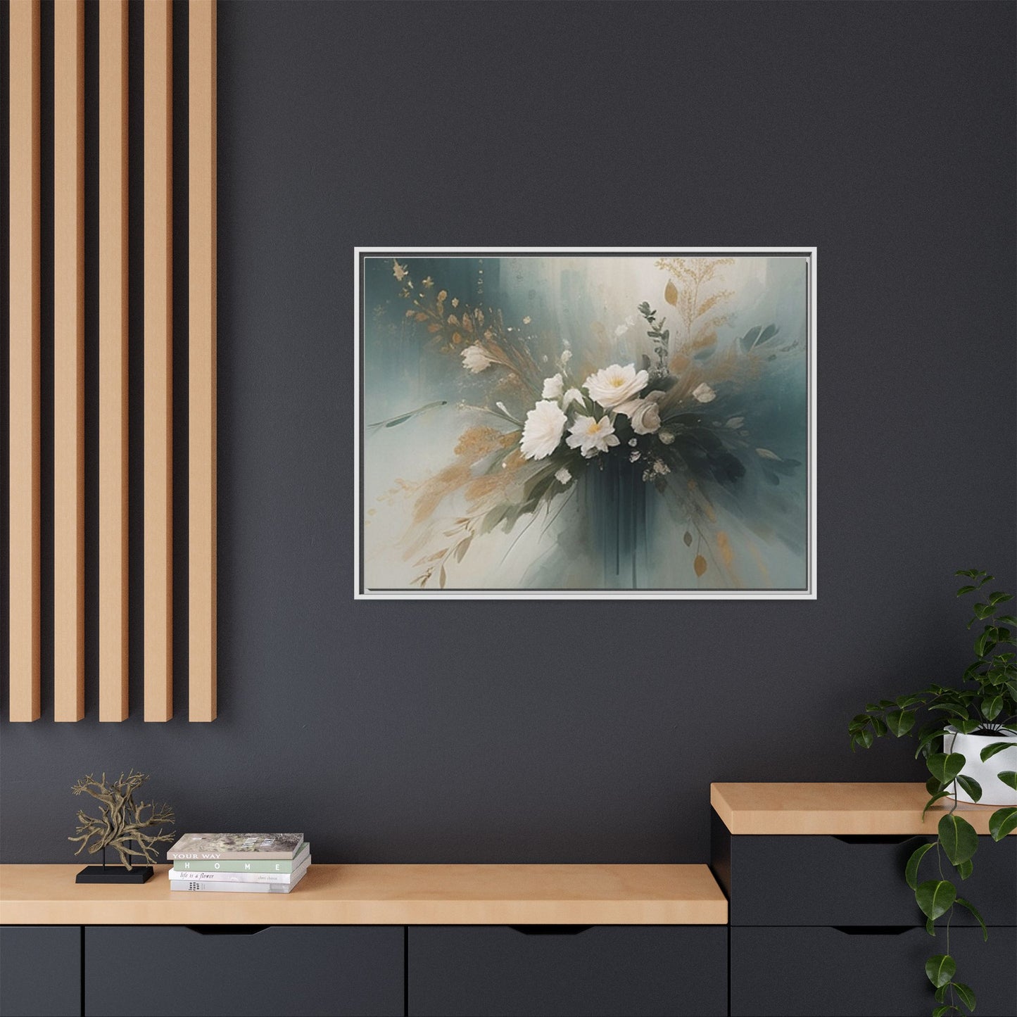 Matte Canvas, Framed (Multi-color)