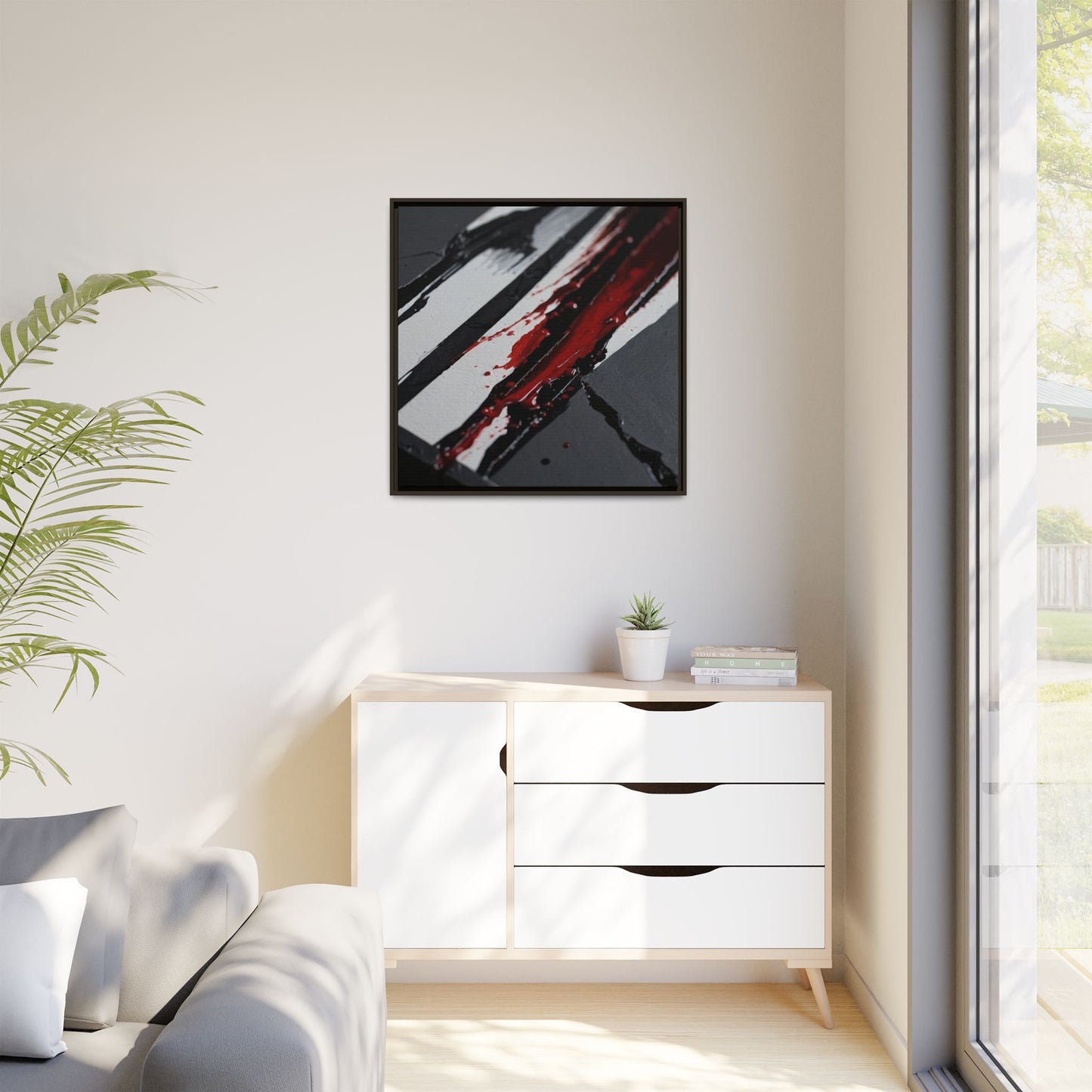 Matte Canvas, Framed (Multi-color)