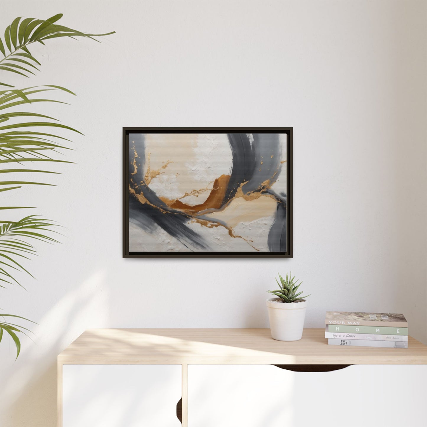 Matte Canvas, Framed (Multi-color)