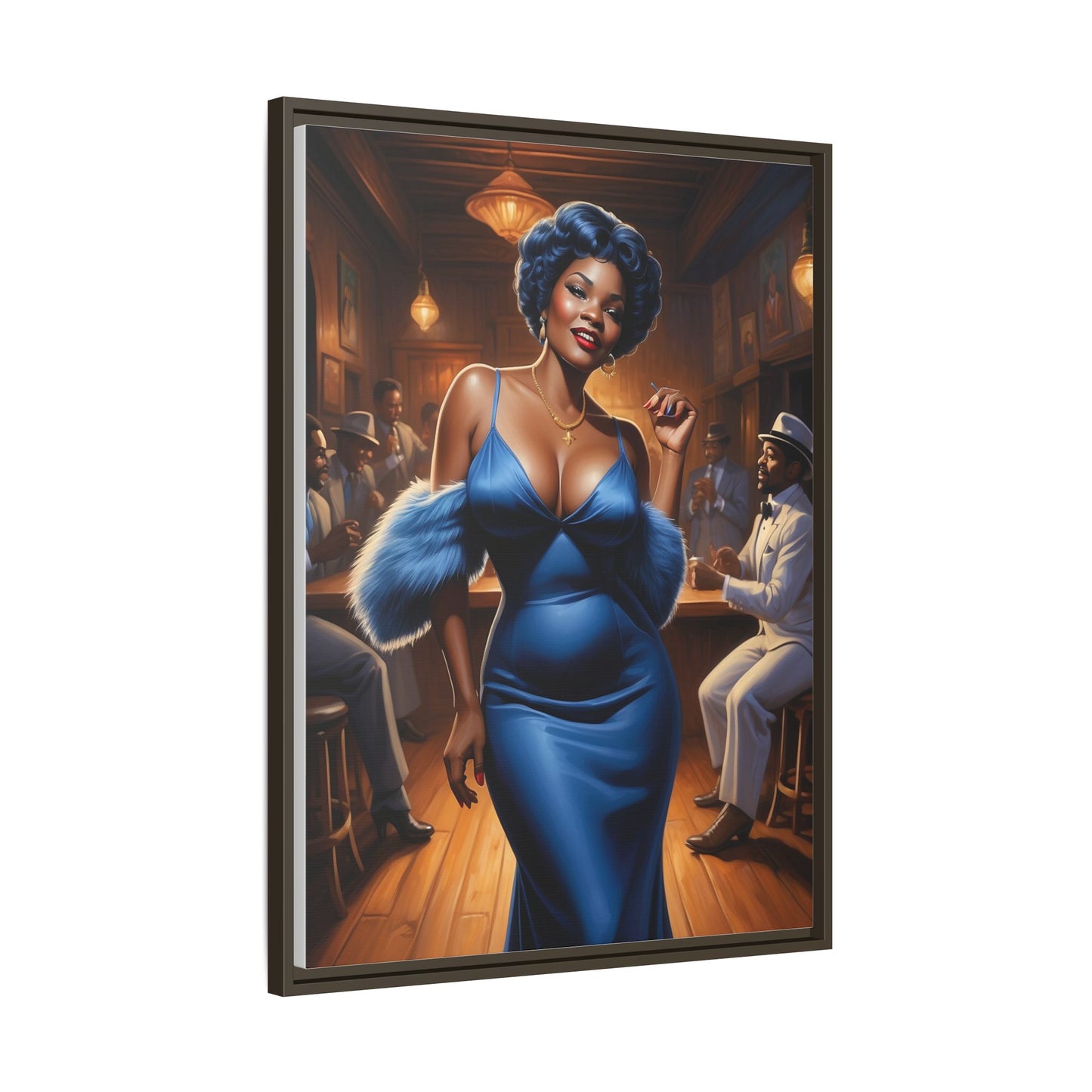 Matte Canvas, Framed (Multi-color)