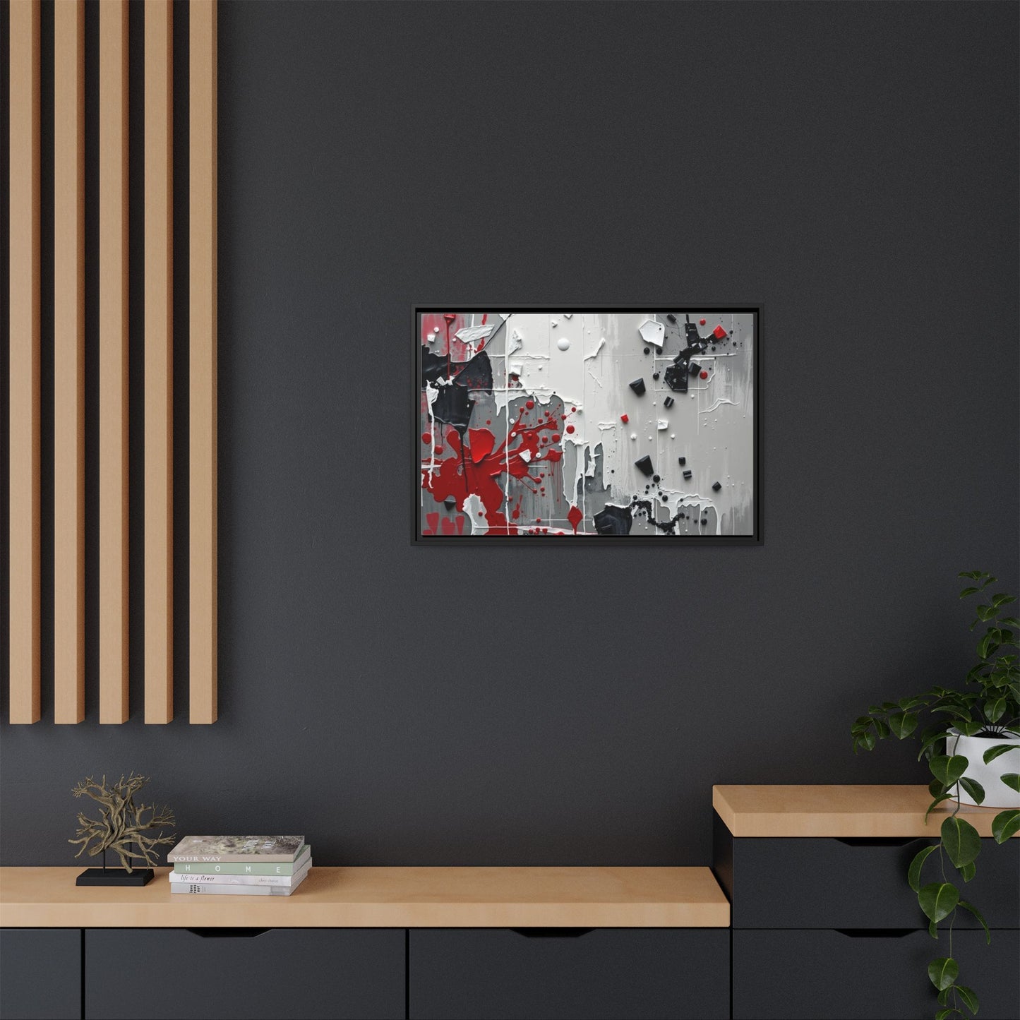 Matte Canvas, Framed (Multi-color)