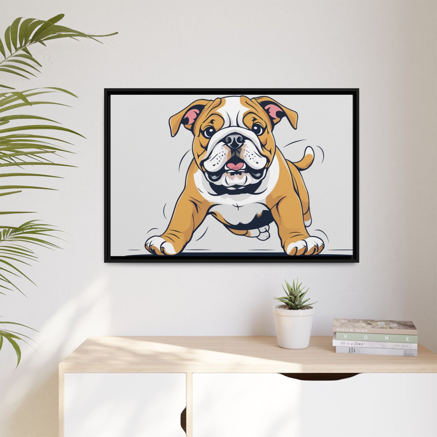Matte Canvas, Framed (Multi-color)