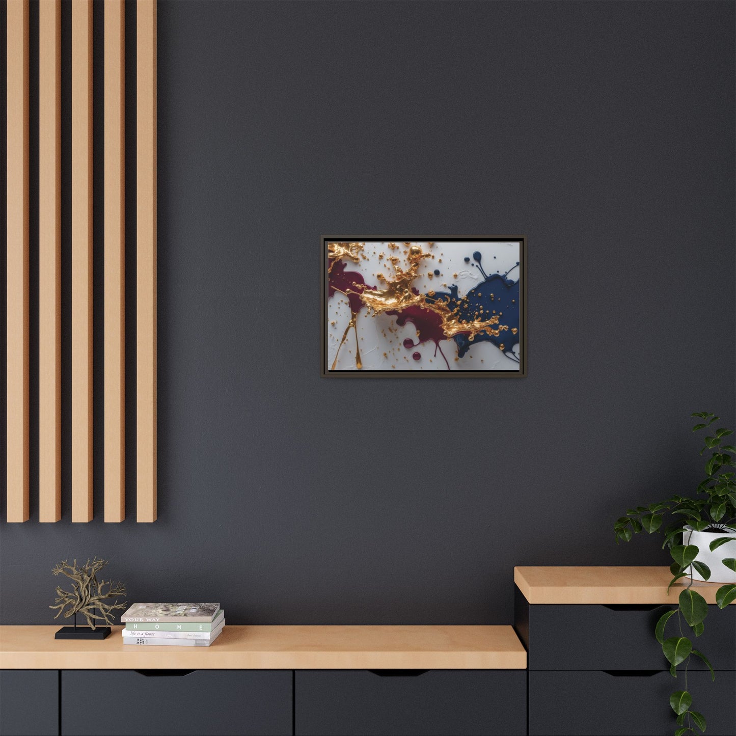 Matte Canvas, Framed (Multi-color)