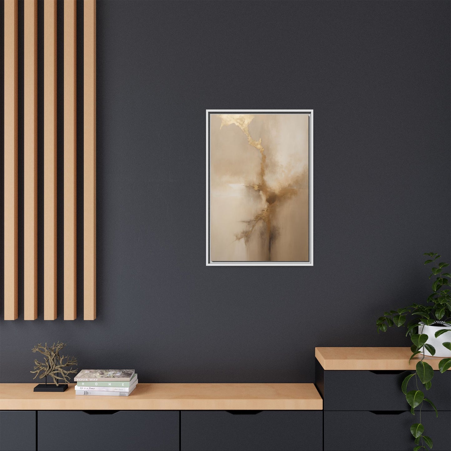 Matte Canvas, Framed (Multi-color)