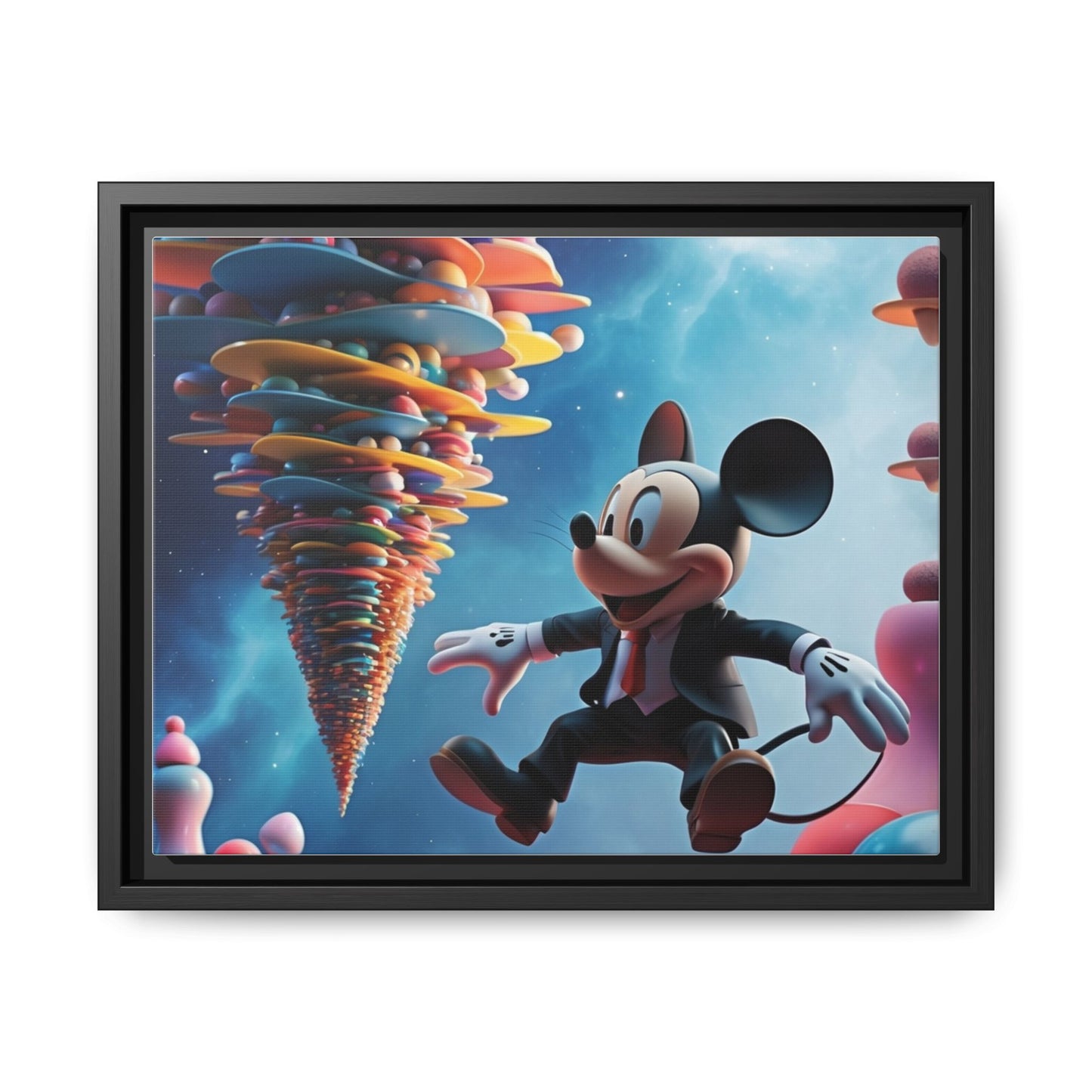 Matte Canvas, Framed (Multi-color)