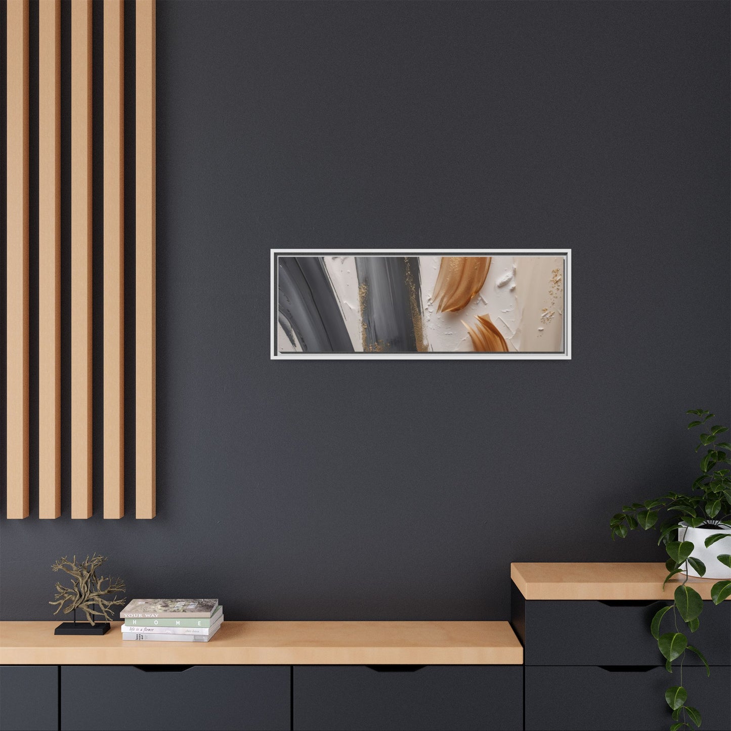 Matte Canvas, Framed (Multi-color)