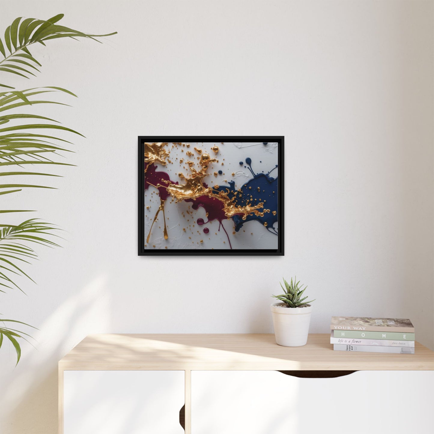 Matte Canvas, Framed (Multi-color)