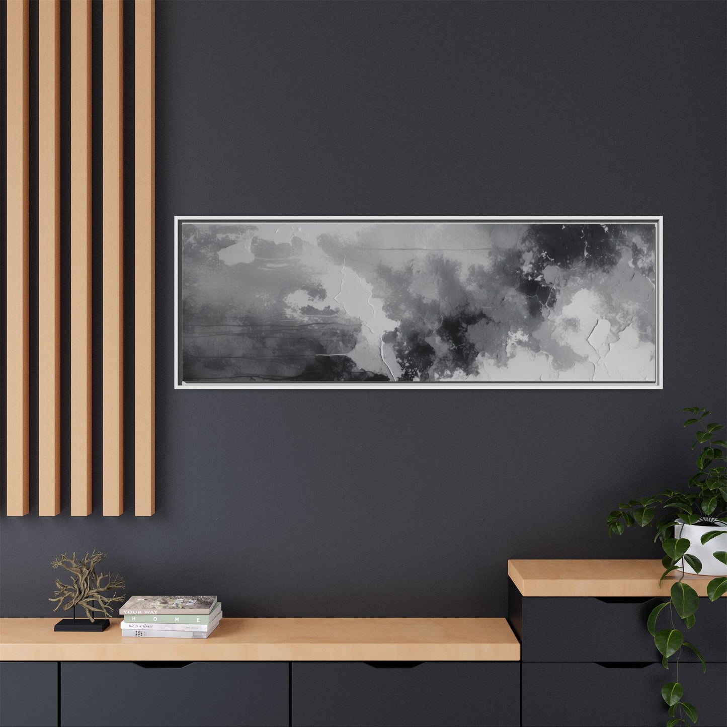 Matte Canvas, Framed (Multi-color)