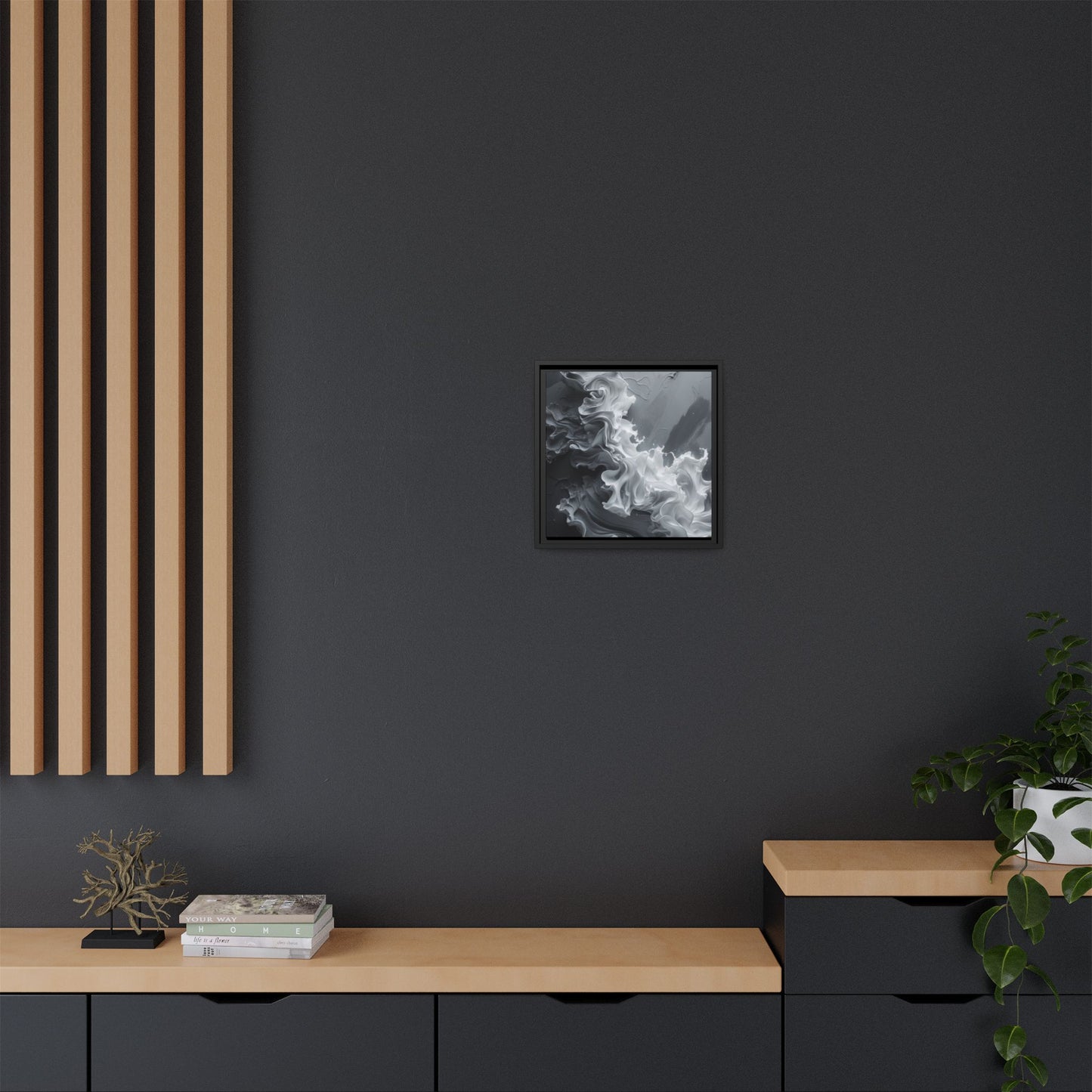 Matte Canvas, Framed (Multi-color)
