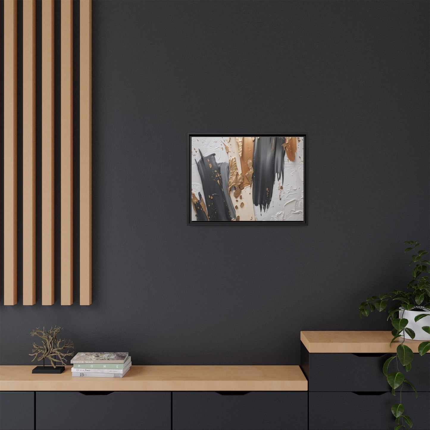 Matte Canvas, Framed (Multi-color)