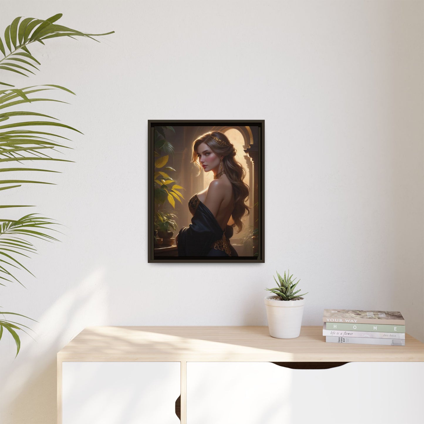 Matte Canvas, Framed (Multi-color)