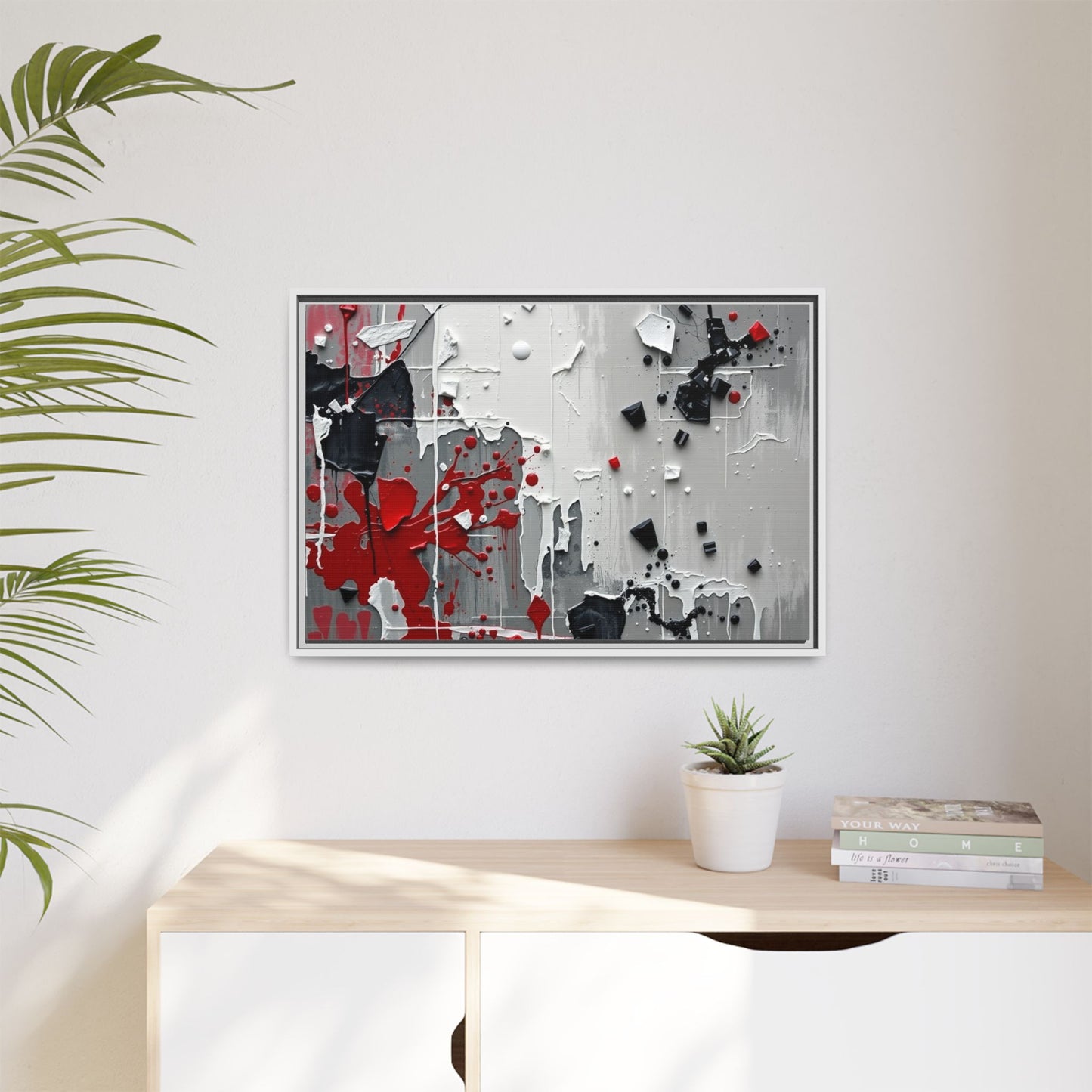 Matte Canvas, Framed (Multi-color)