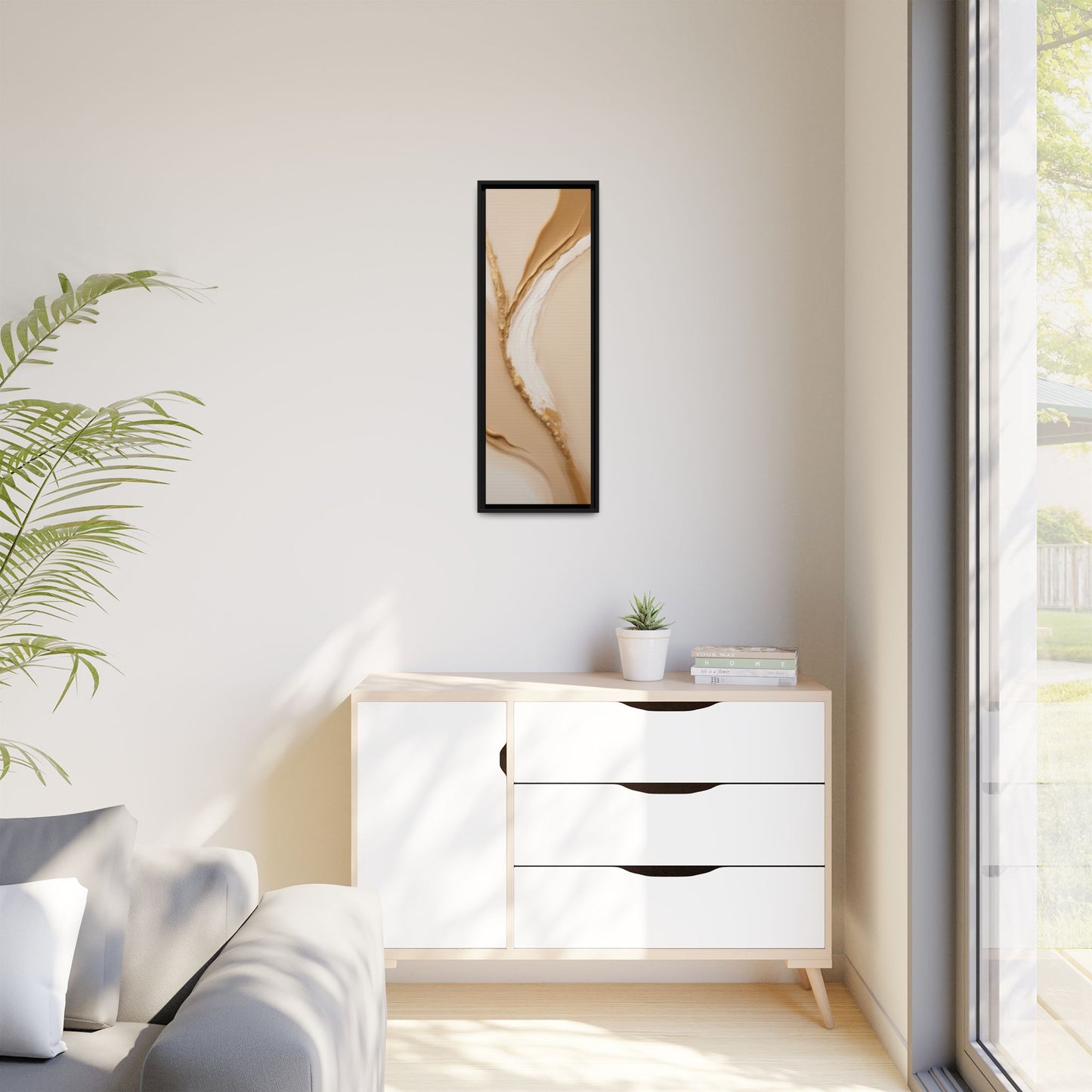 Matte Canvas, Framed (Multi-color)