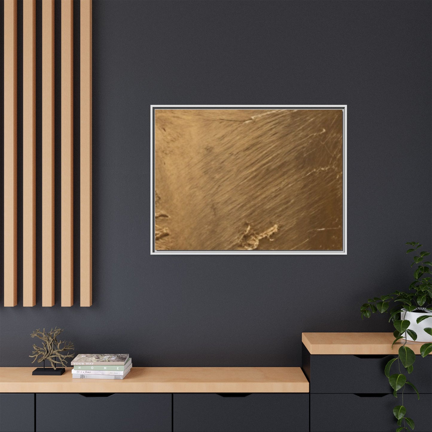 Matte Canvas, Framed (Multi-color)