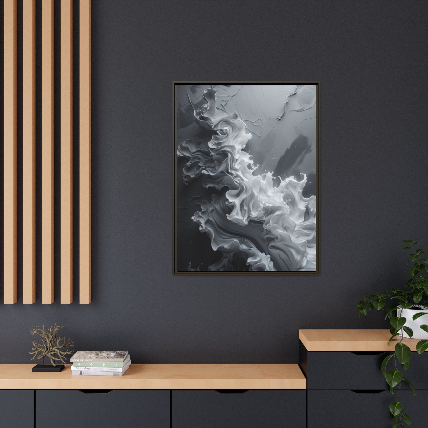 Matte Canvas, Framed (Multi-color)