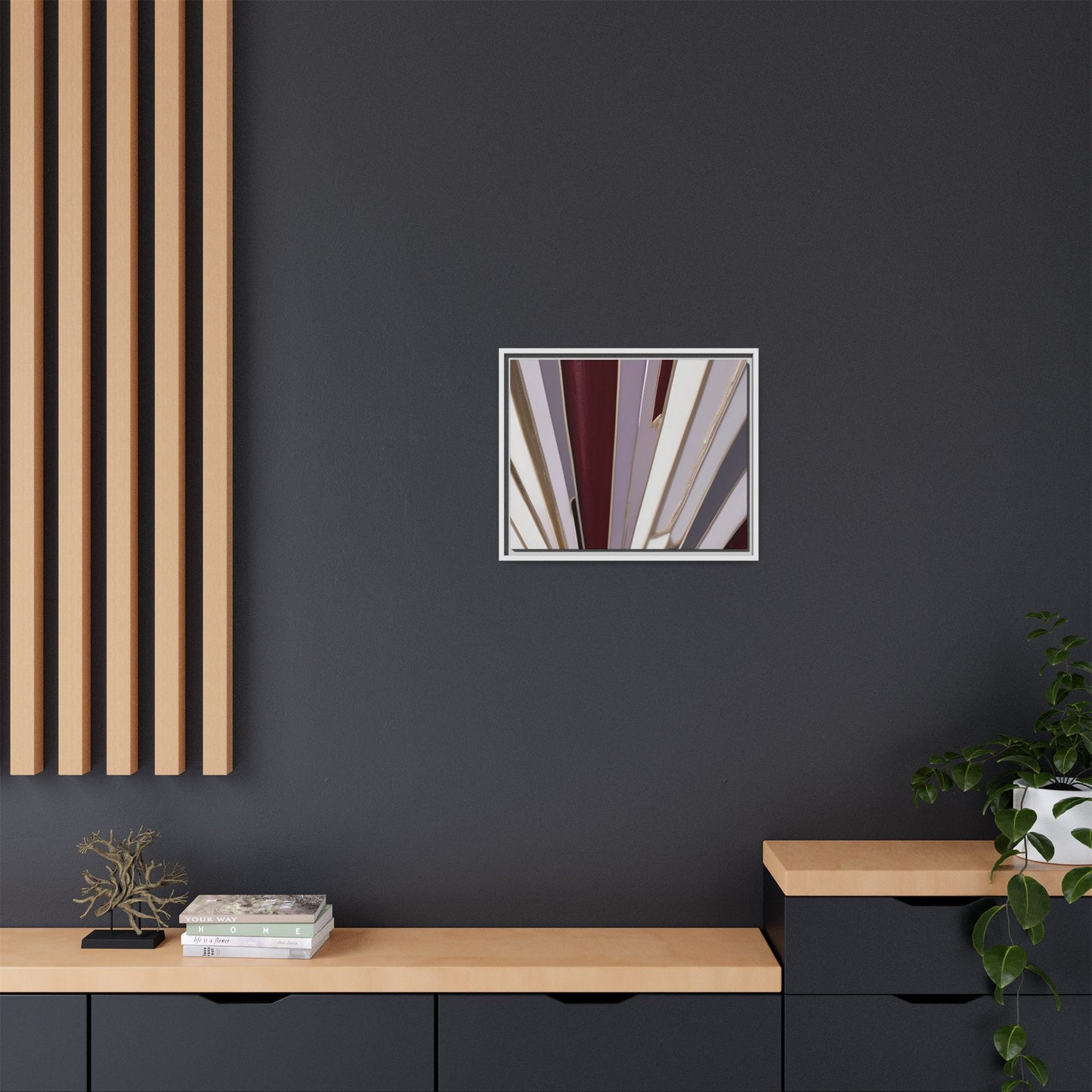 Matte Canvas, Framed (Multi-color)