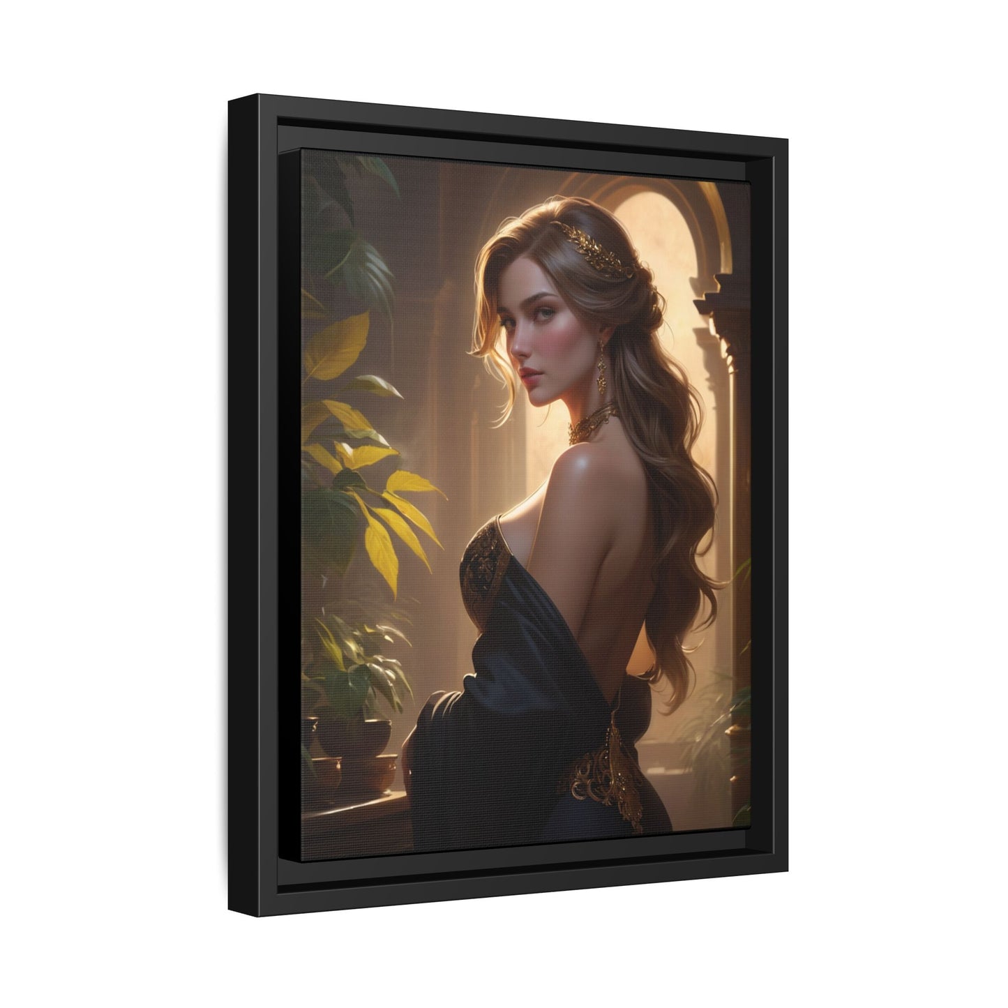 Matte Canvas, Framed (Multi-color)