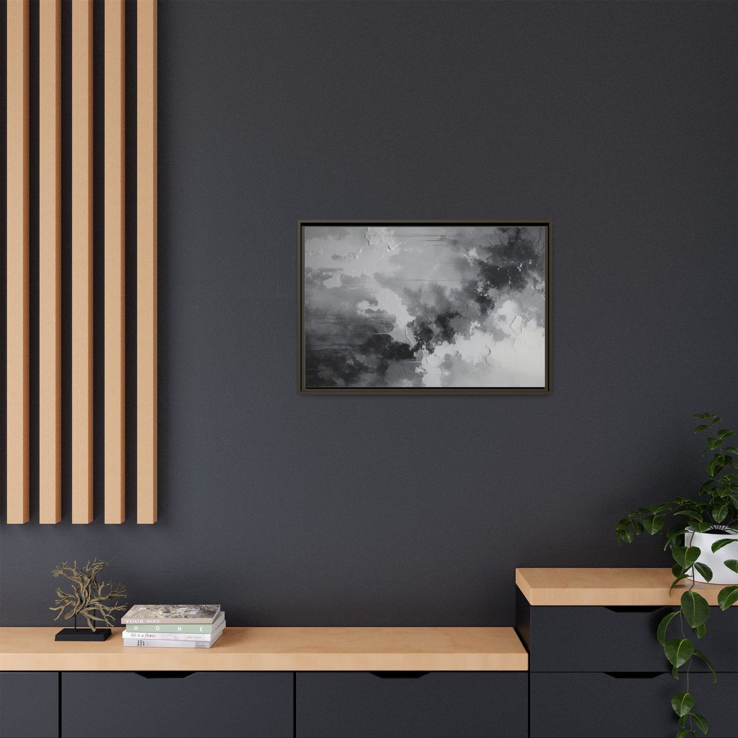 Matte Canvas, Framed (Multi-color)