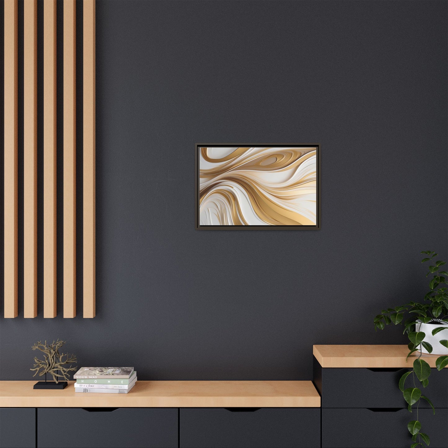 Matte Canvas, Framed (Multi-color)