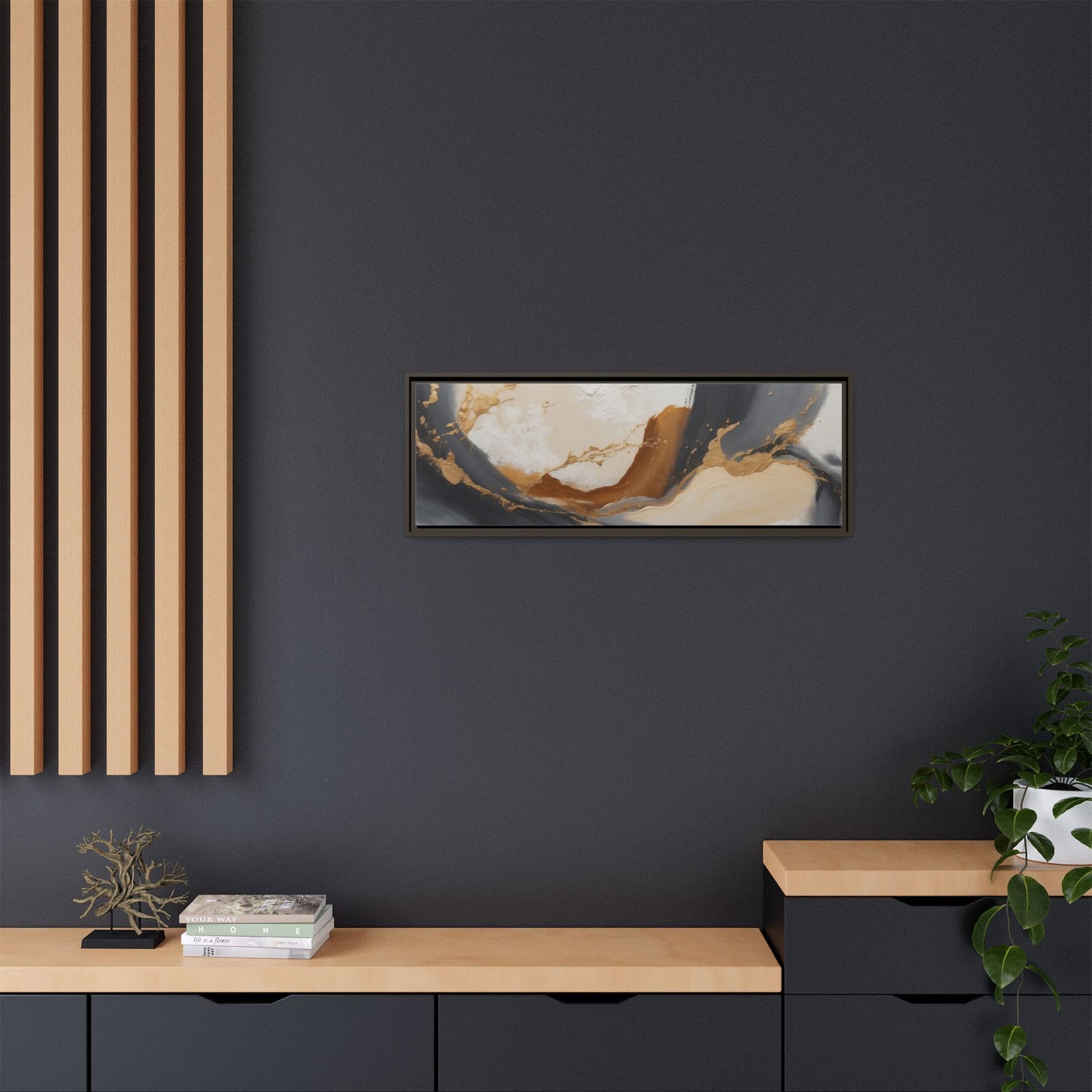 Matte Canvas, Framed (Multi-color)