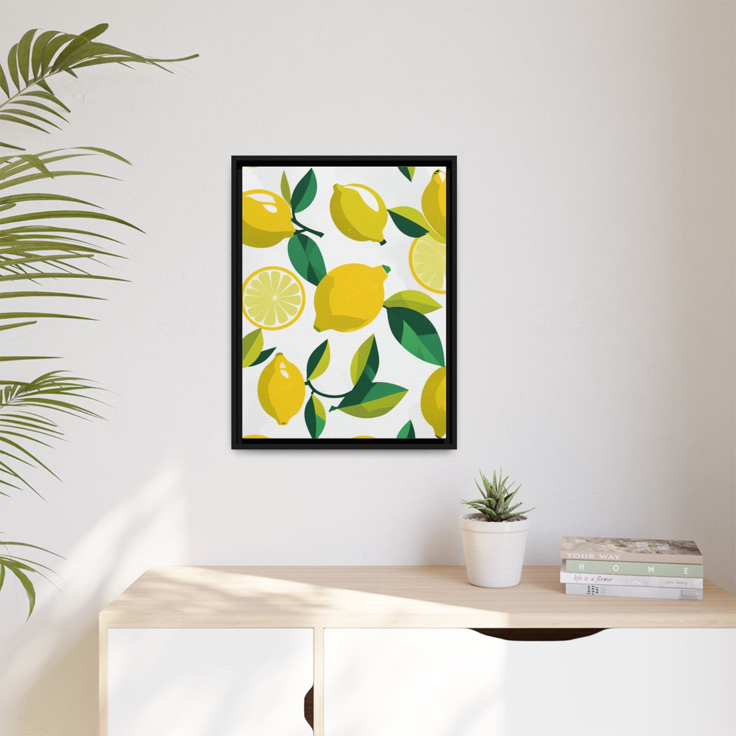 Matte Canvas, Framed (Multi-color)