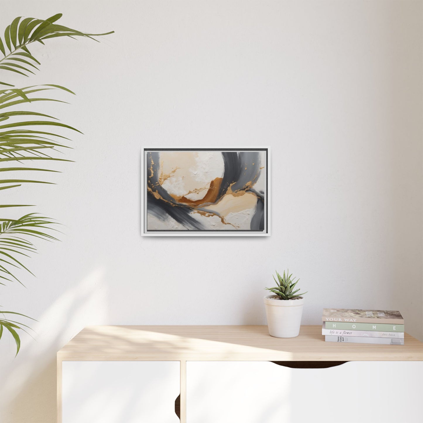 Matte Canvas, Framed (Multi-color)
