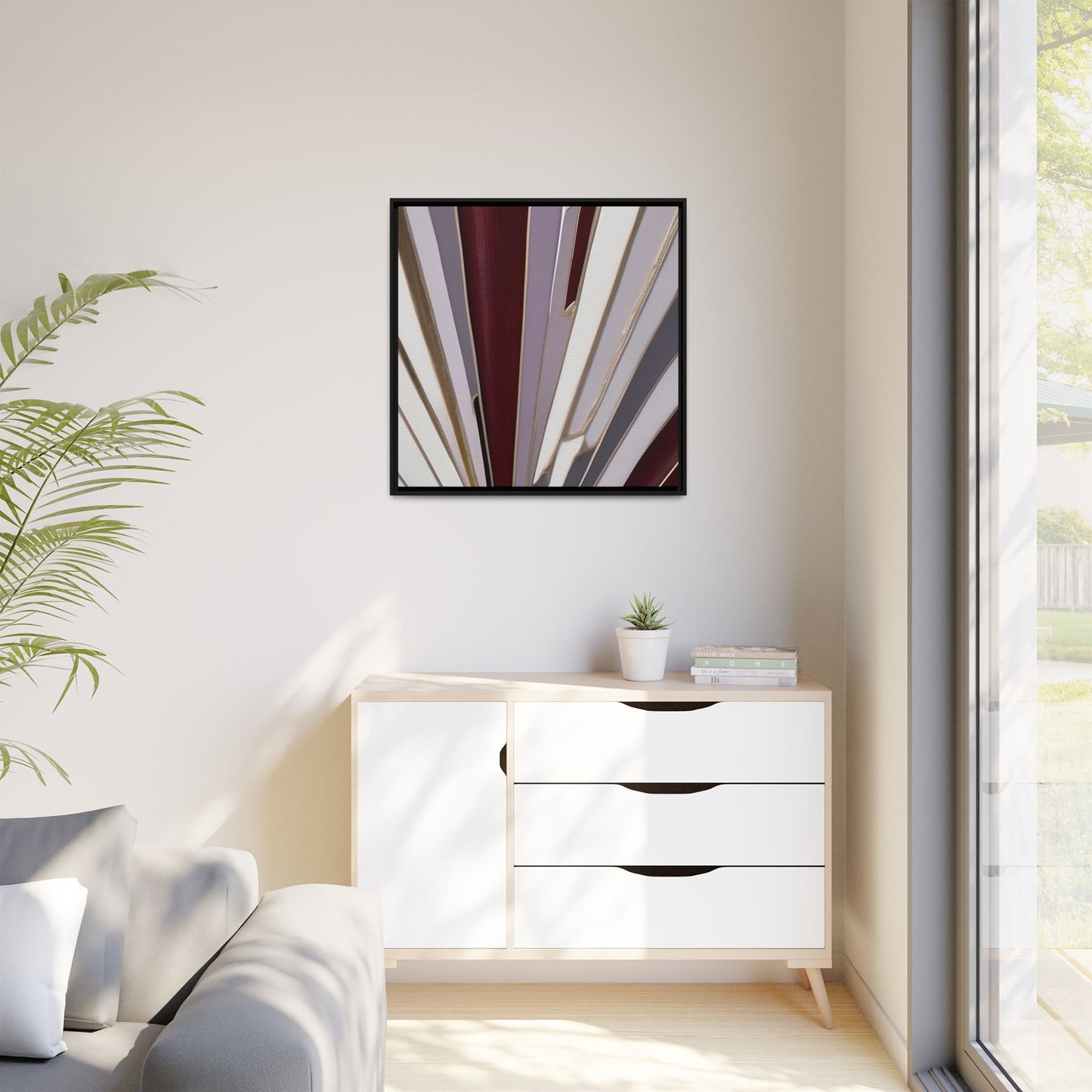 Matte Canvas, Framed (Multi-color)
