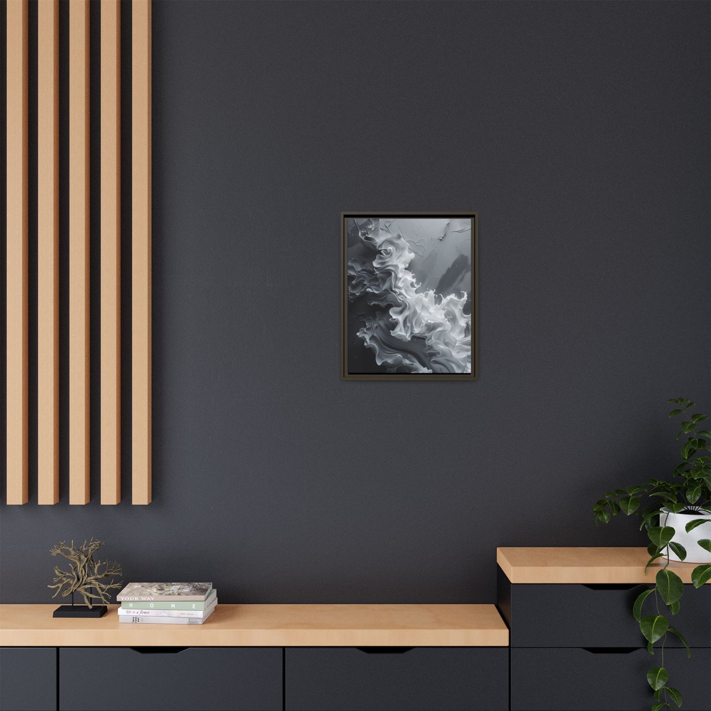 Matte Canvas, Framed (Multi-color)