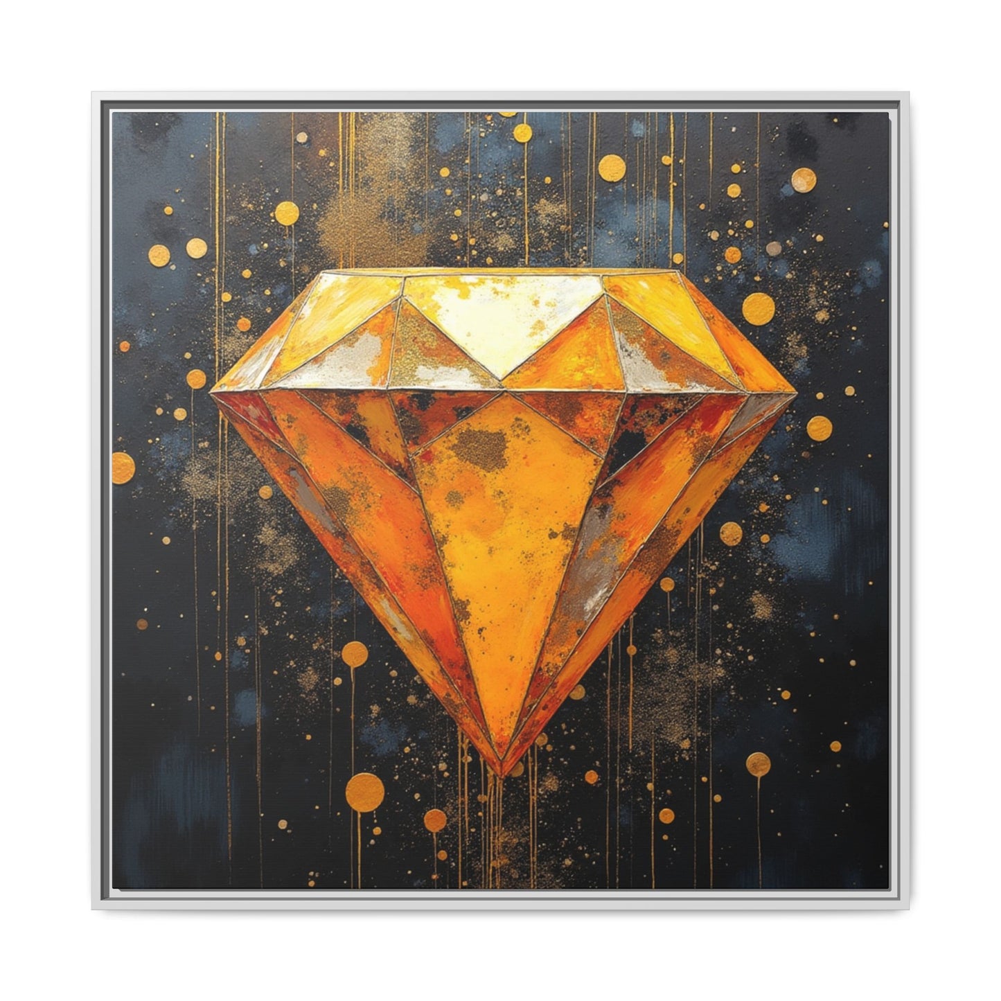 Matte Canvas, Framed (Multi-color)