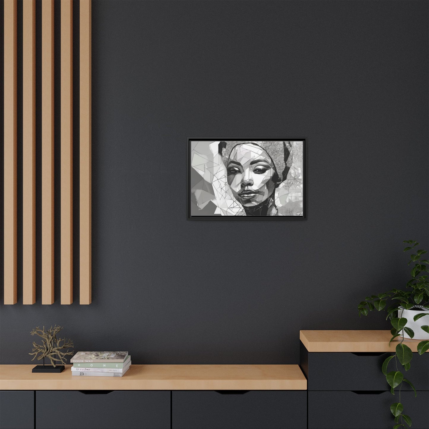 Fractured Grace: Portrait in Prism