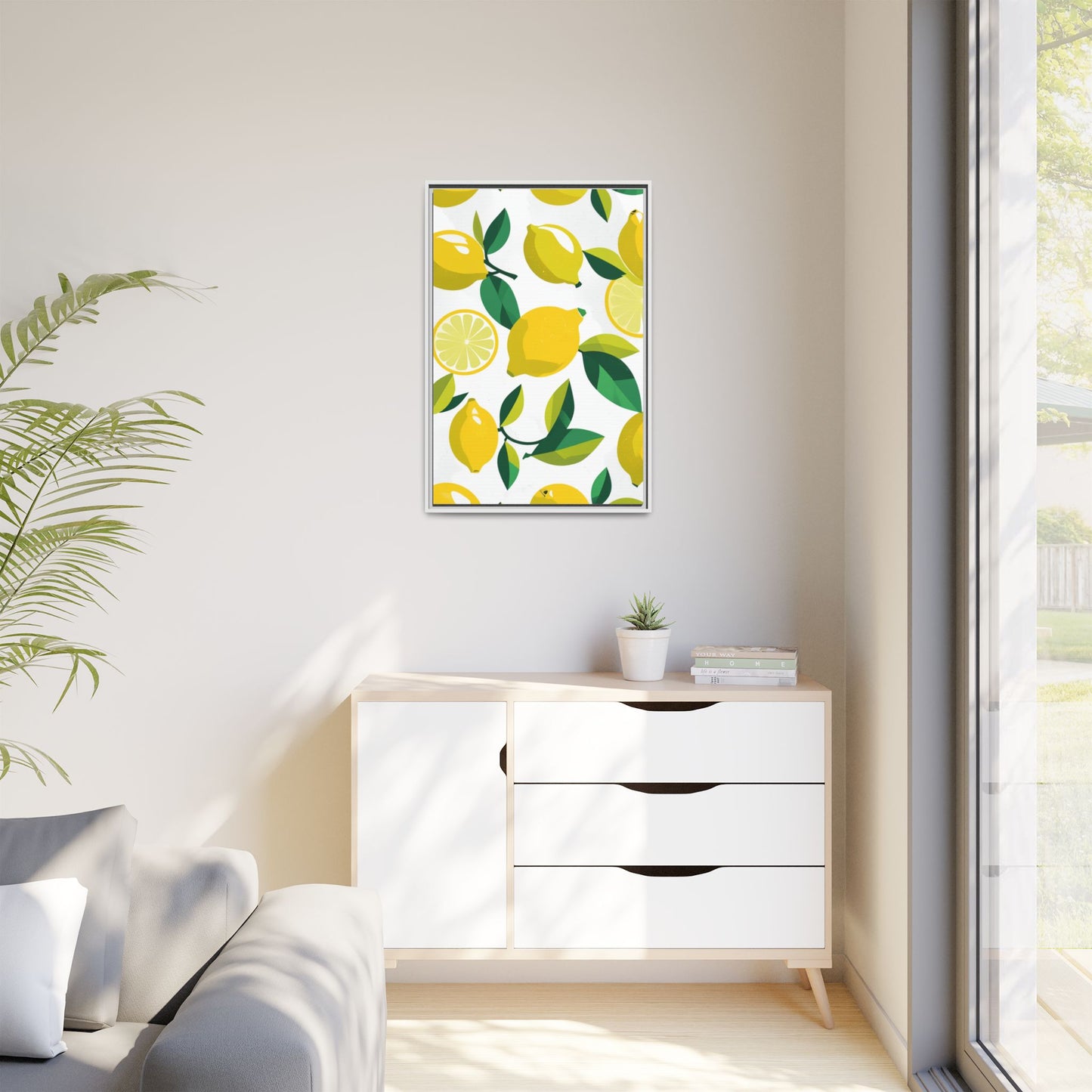 Matte Canvas, Framed (Multi-color)