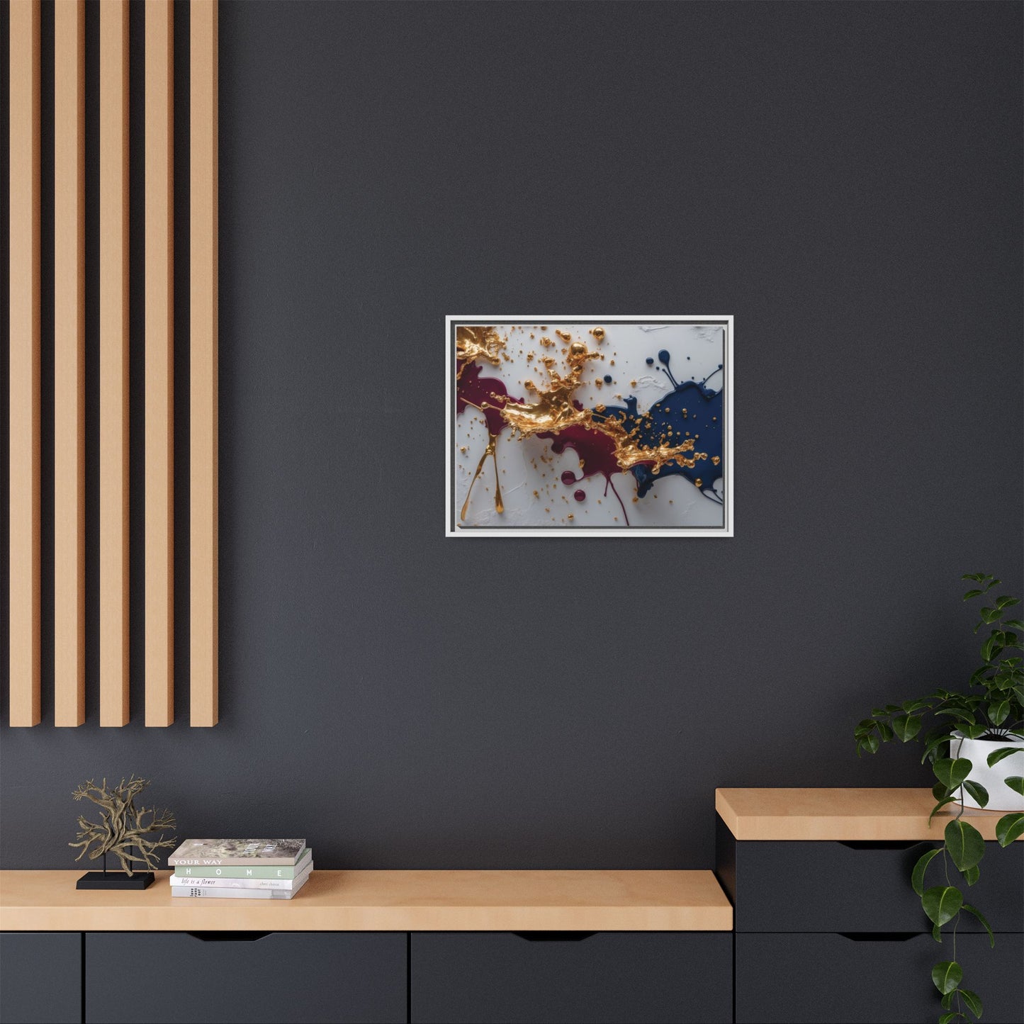 Matte Canvas, Framed (Multi-color)