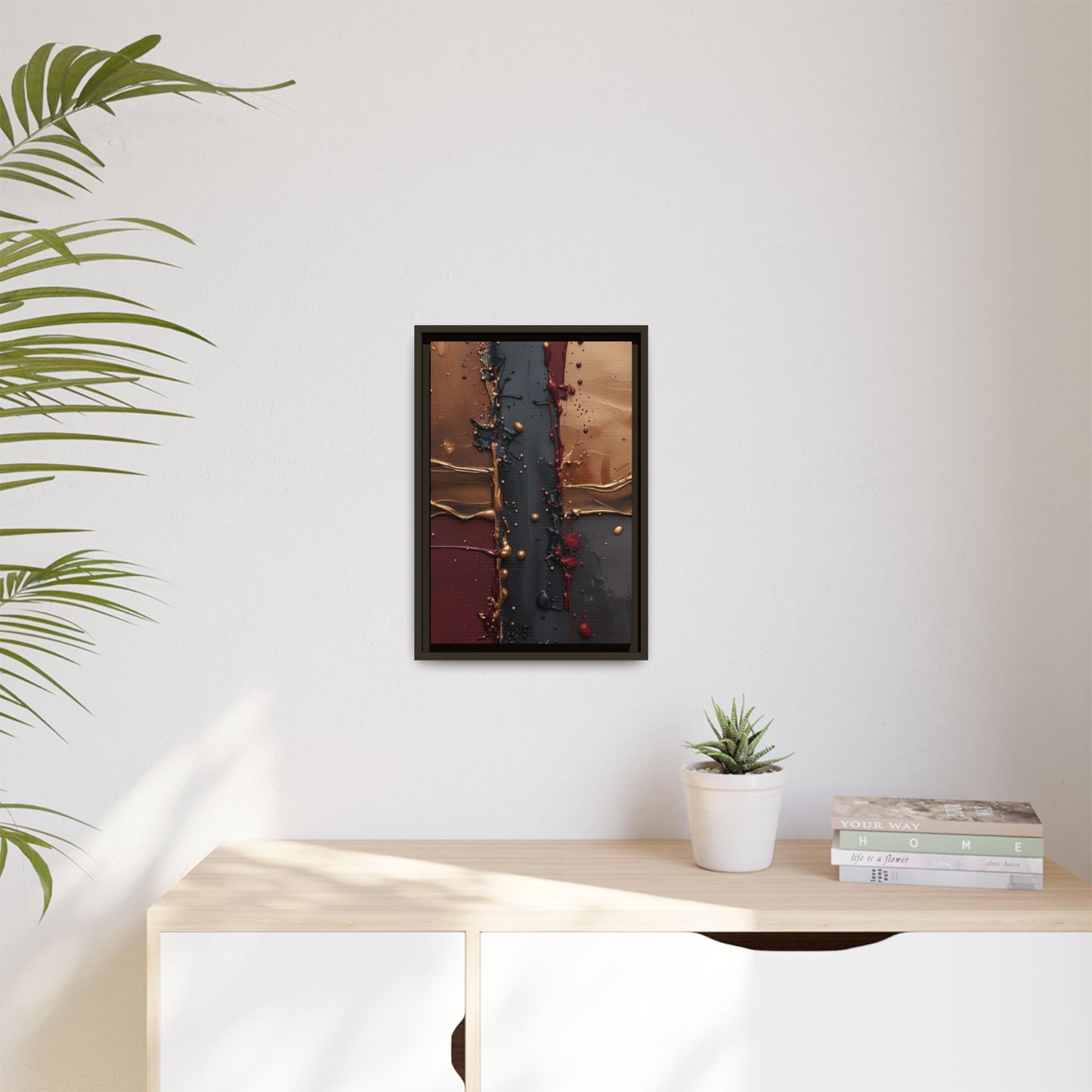 Matte Canvas, Framed (Multi-color)