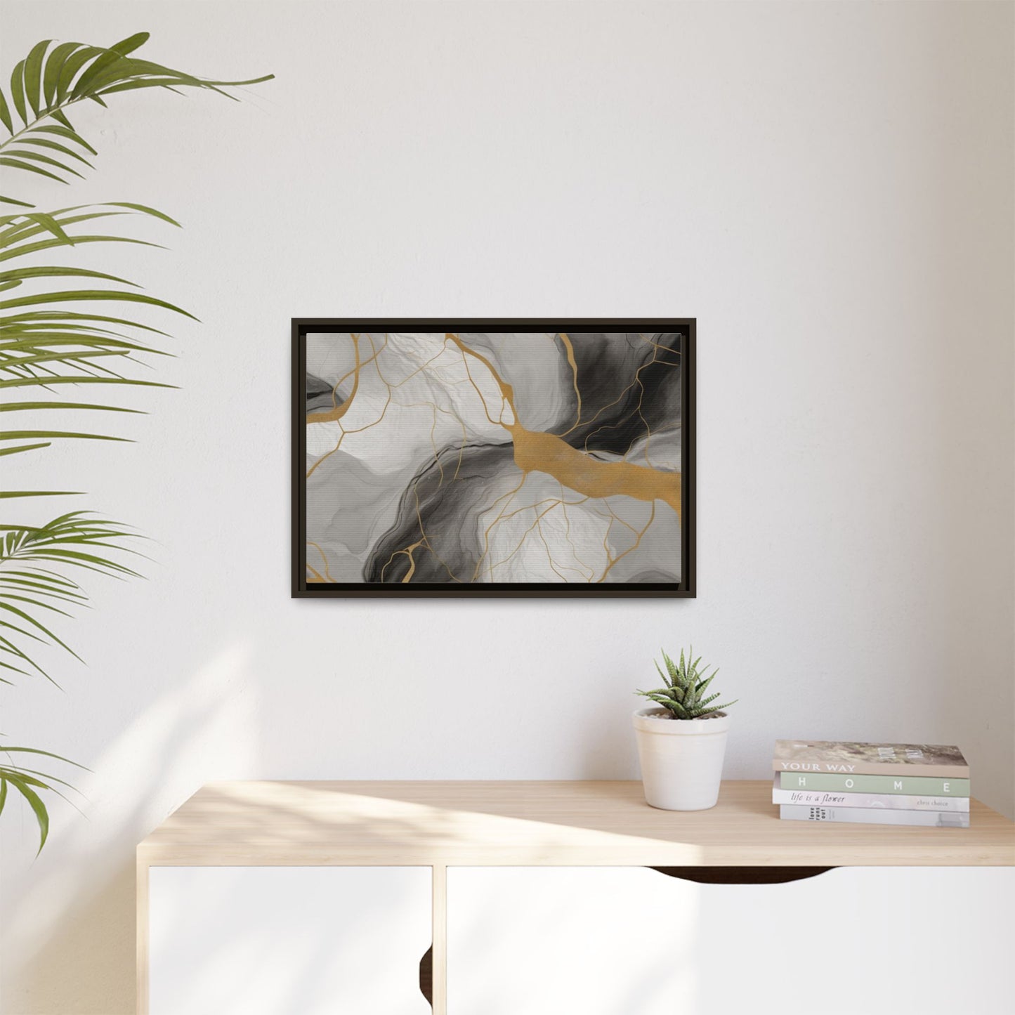 Matte Canvas, Framed (Multi-color)