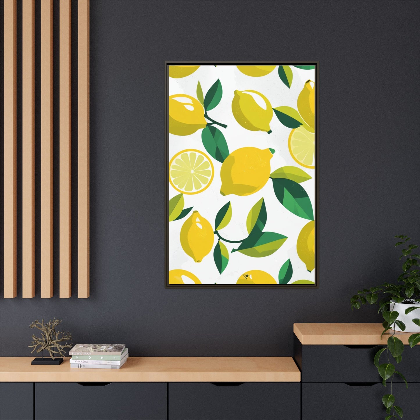 Matte Canvas, Framed (Multi-color)