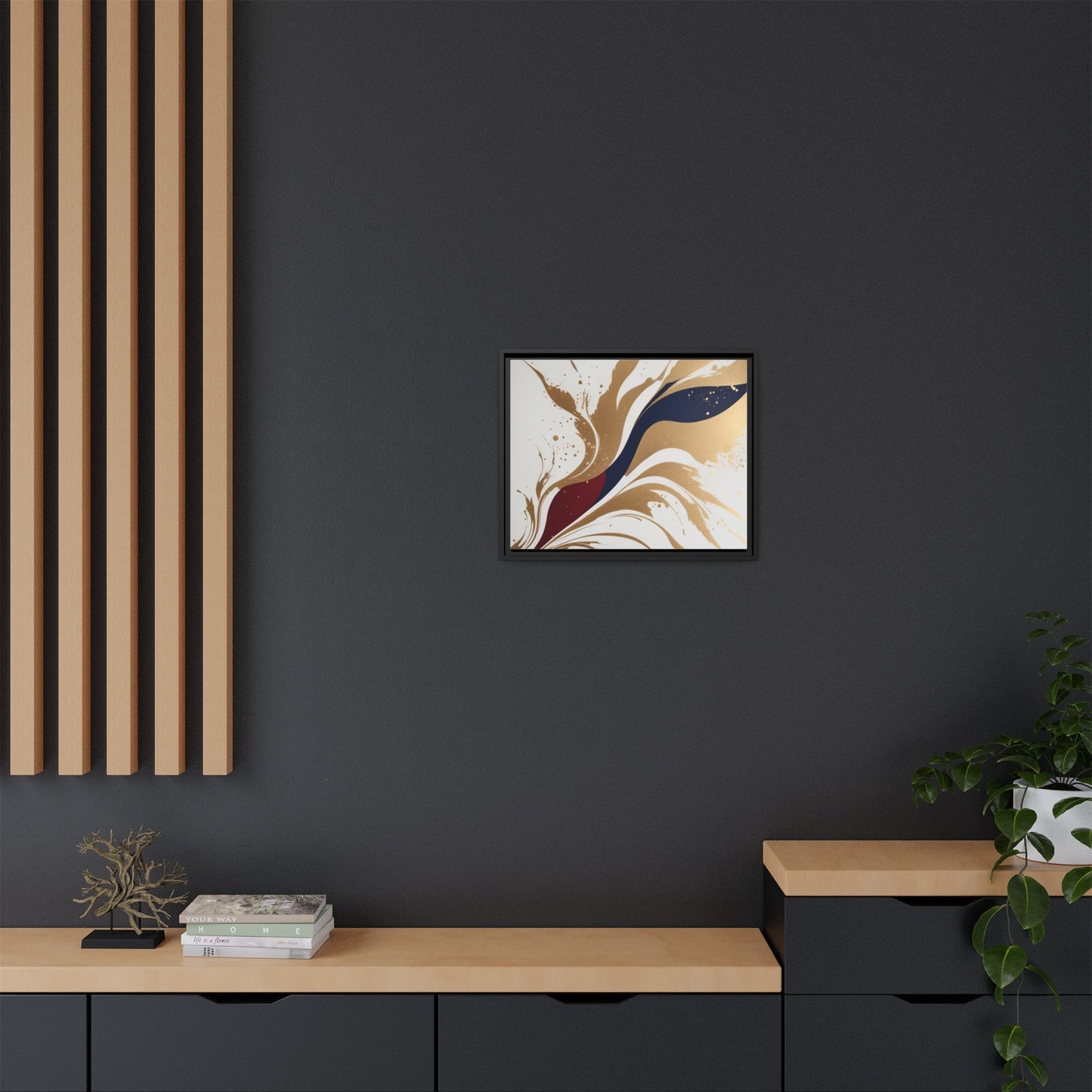 Matte Canvas, Framed (Multi-color)