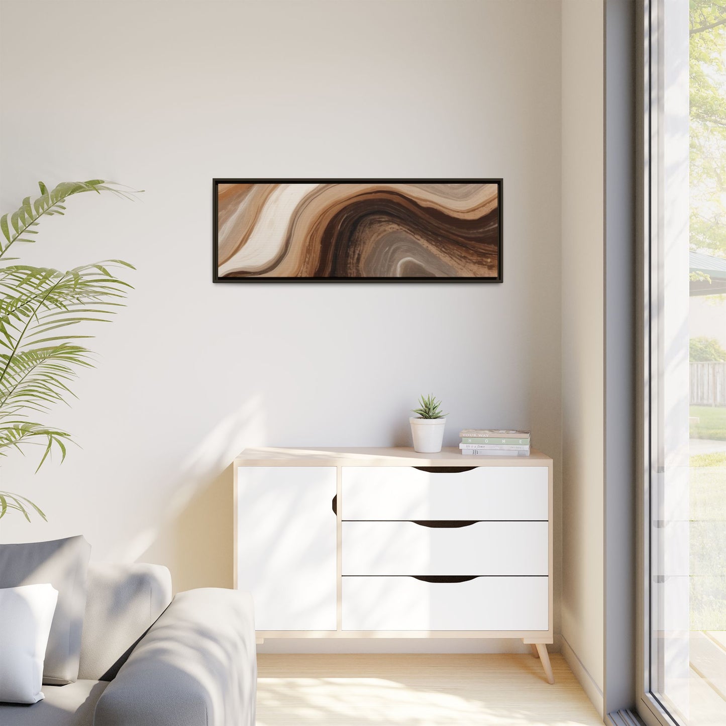 Matte Canvas, Framed (Multi-color)