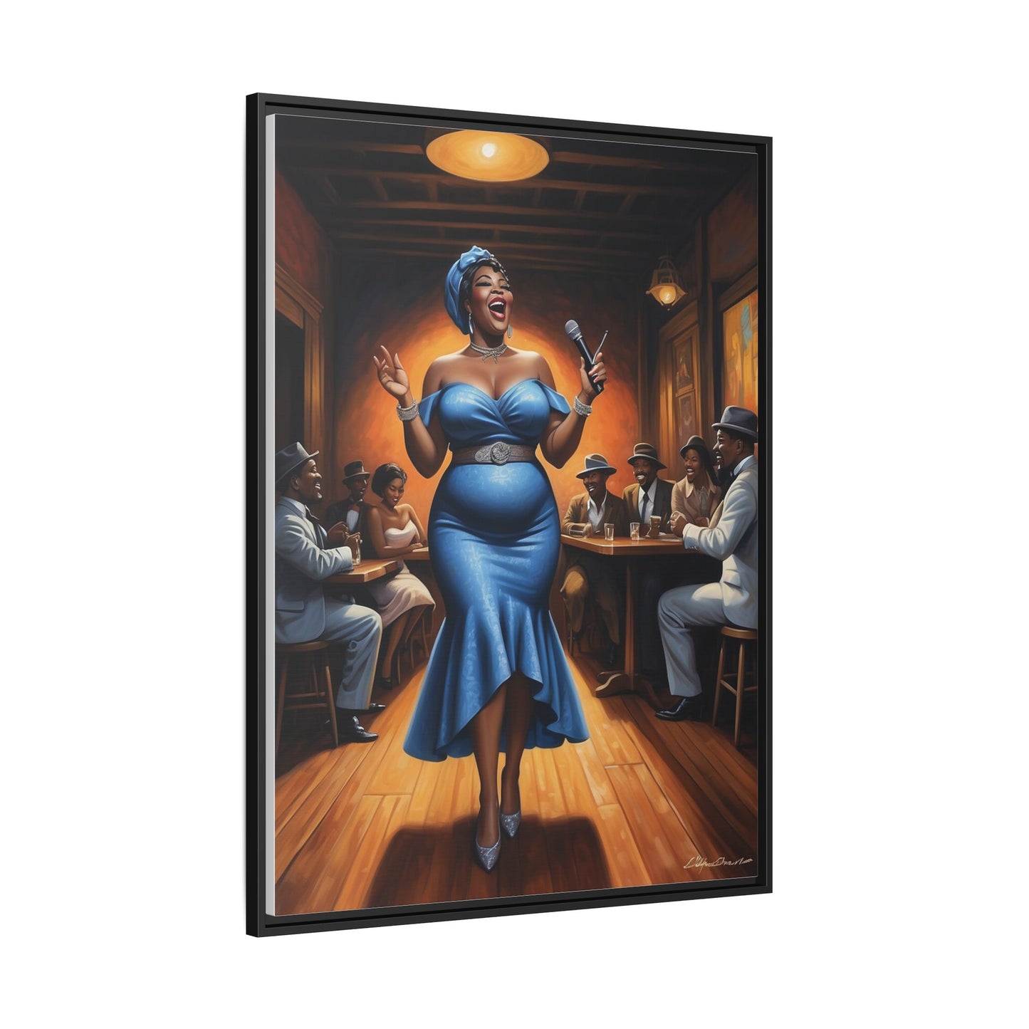 Matte Canvas, Framed (Multi-color)