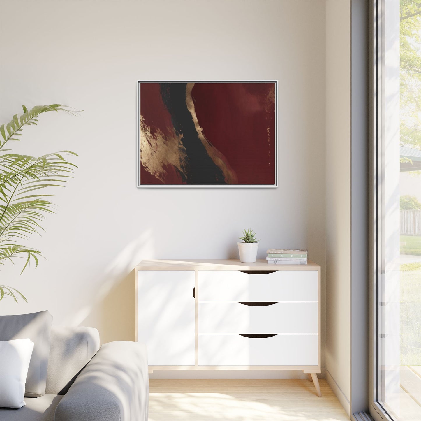 Matte Canvas, Framed (Multi-color)
