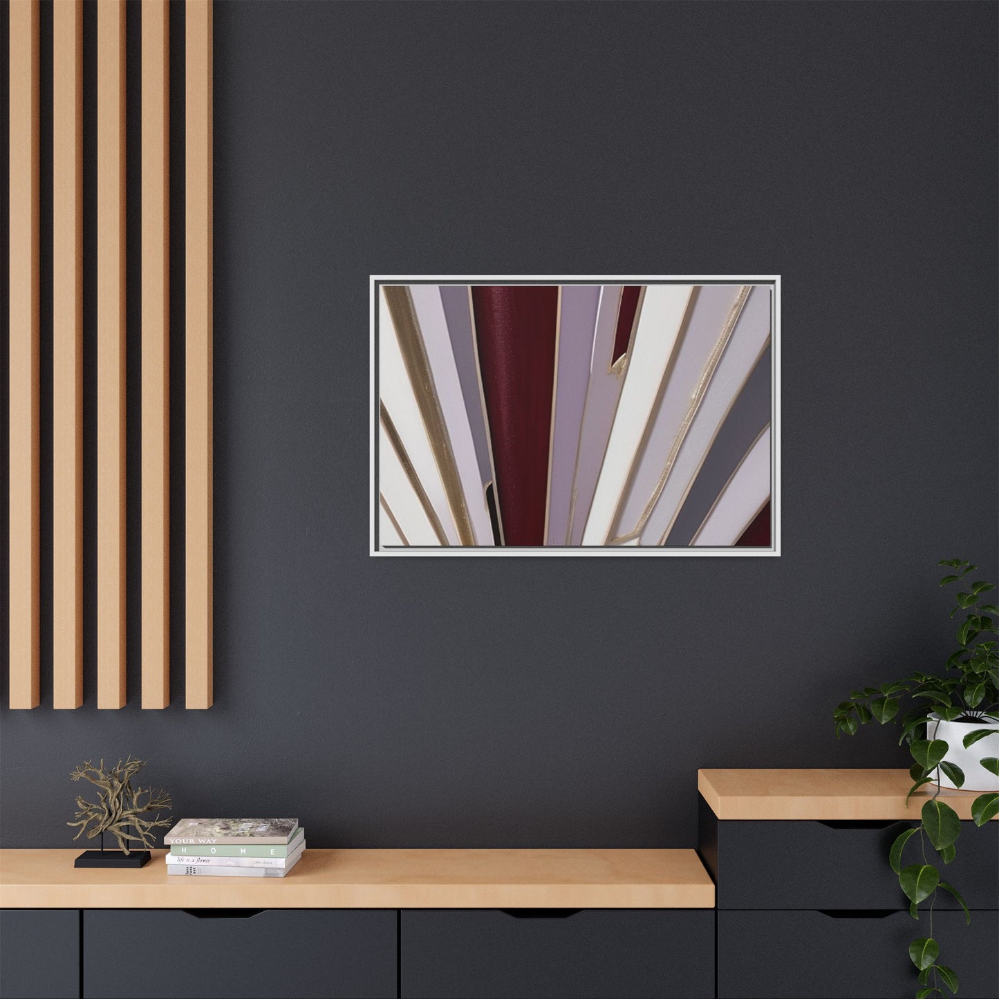 Matte Canvas, Framed (Multi-color)