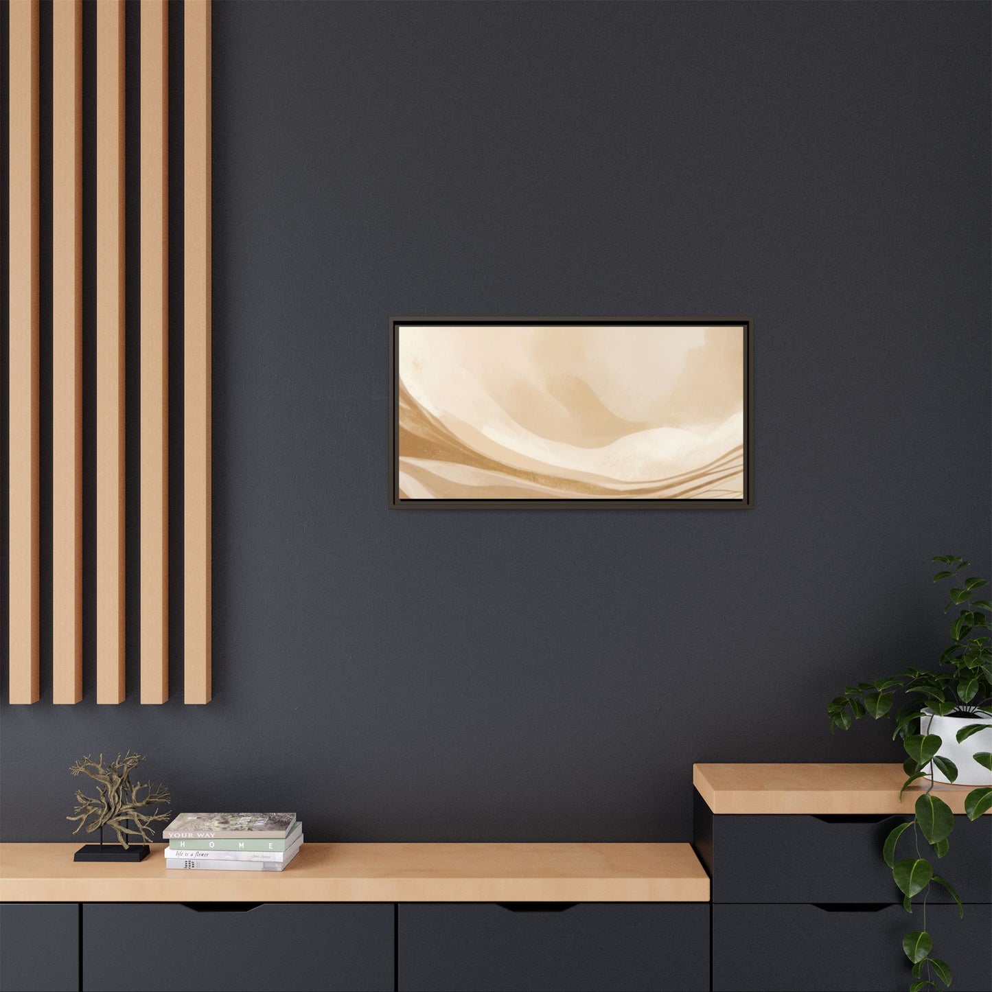 Matte Canvas, Framed (Multi-color)